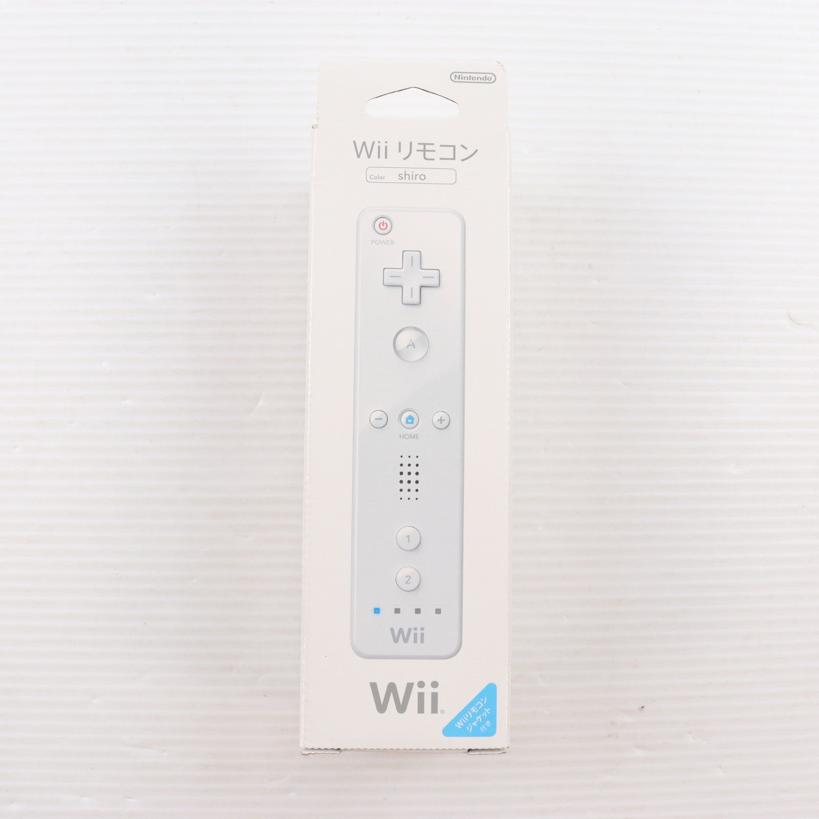 【中古即納】[ACC][Wii] Wiiリモコン(Wii Remote) リモコンジャケット付き シロ 任天堂(RVL-A-CJW)(20071009)