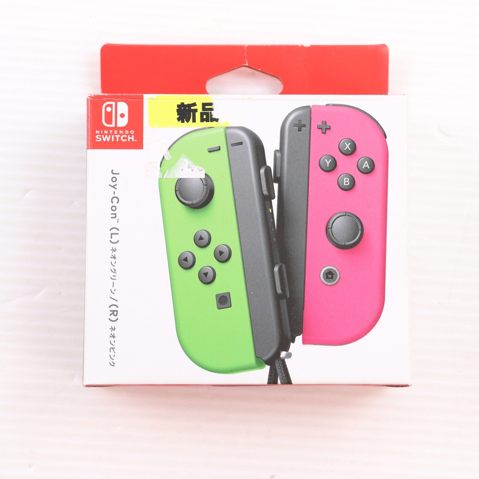 【中古即納】[ACC][Switch] Joy-Con(L) ネオングリーン/(R) ネオンピンク(ジョイコンL ネオングリーン/R ネオンピンク) 任天堂(HAC-A-JAFAA)(20170721)