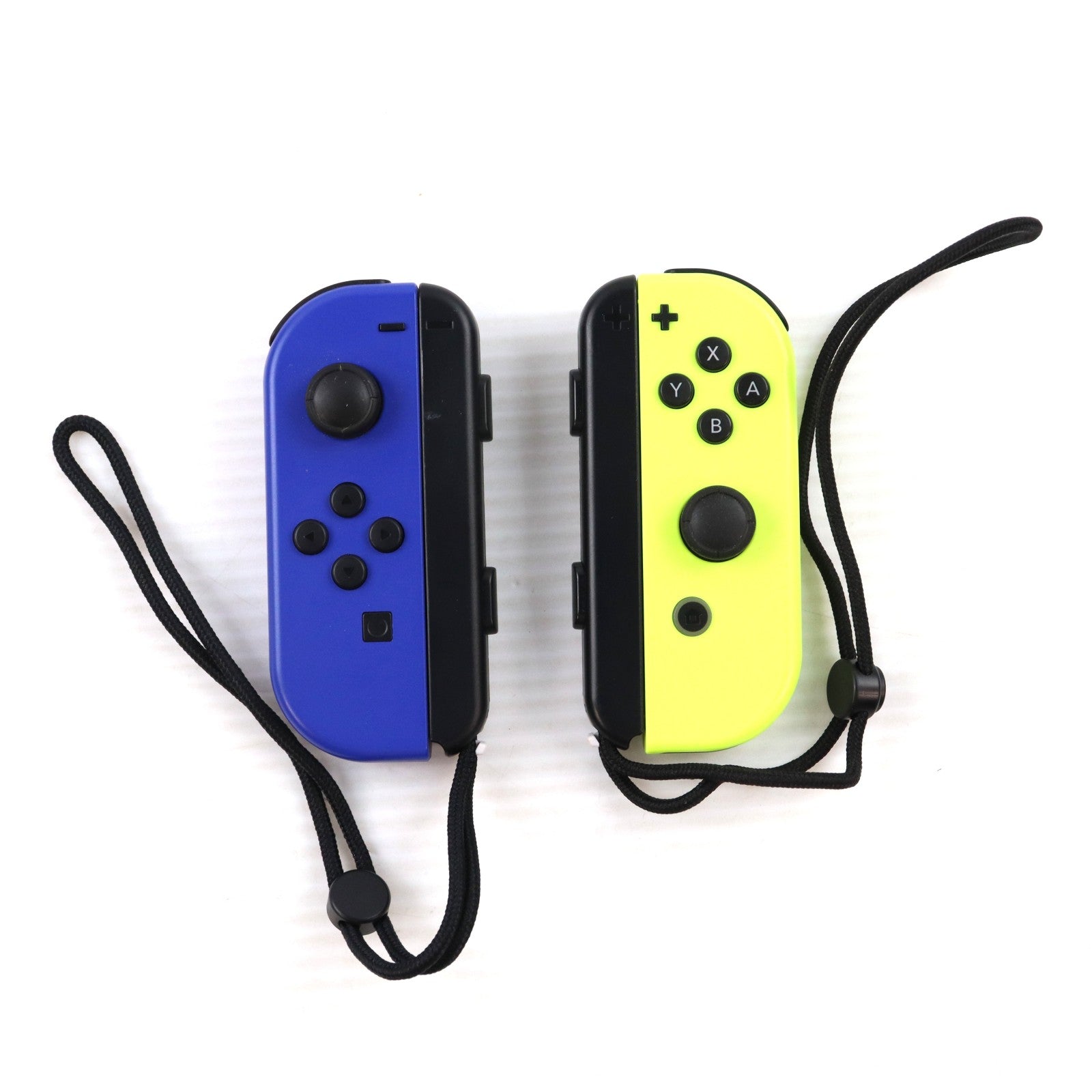 【中古即納】[ACC][Switch] Joy-Con(L) ブルー/(R) ネオンイエロー(ジョイコンL ブルー/R ネオンイエロー) 任天堂(HAC-A-JAPAA)(20191004)