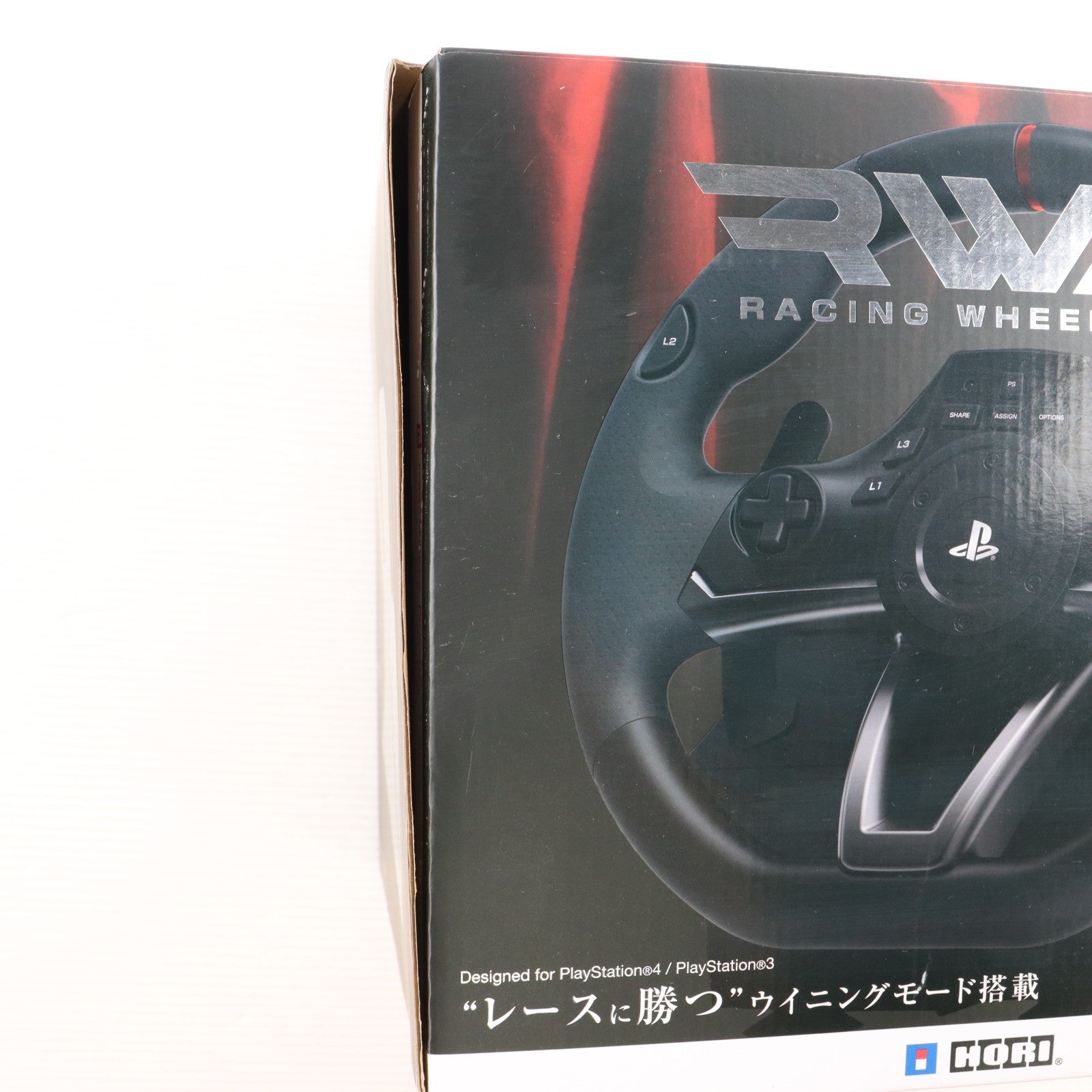 【中古即納】[ACC][PS4] Racing Wheel Apex(レーシングホイールエイペックス) for PlayStation4/PlayStation3/PC HORI(PS4-052)(20161001)