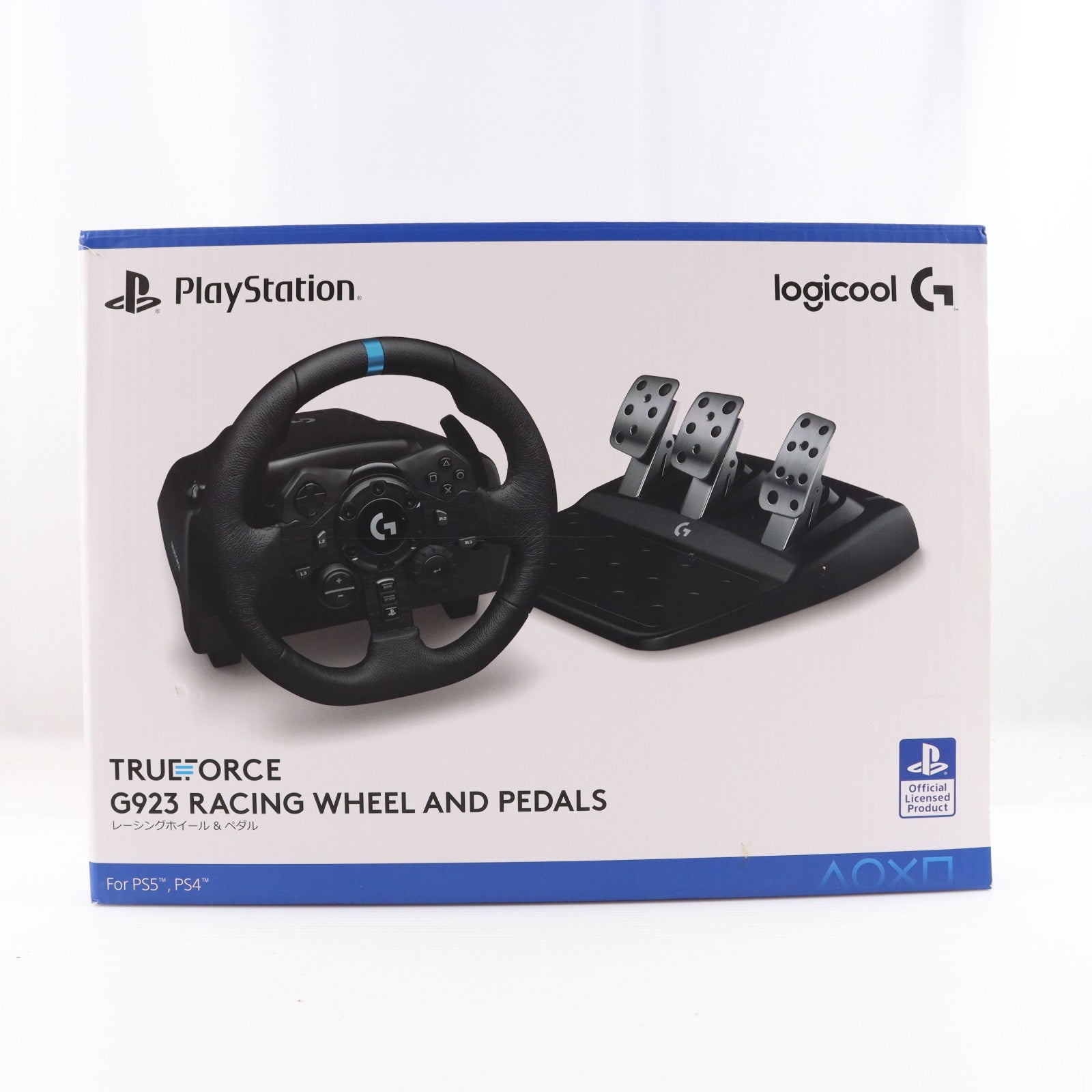 【中古即納】[ACC][PS4] G923 Racing Wheel & Pedal(G923 レーシングホイール&ペダル) Logicool(ロジクール)(G923)(20200917)