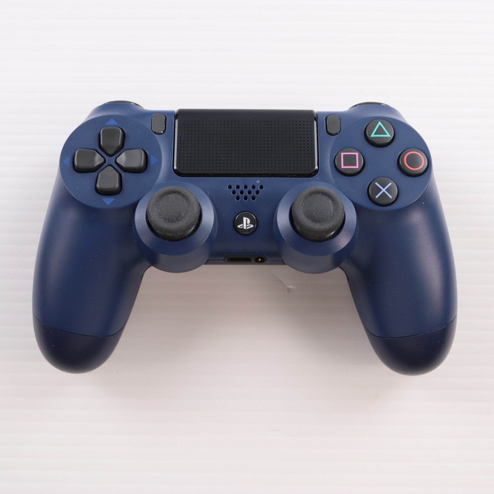 【中古即納】[ACC][PS4] ワイヤレスコントローラー DUALSHOCK4(デュアルショック4) ミッドナイト・ブルー SIE(CUH-ZCT2J22)(20171103)