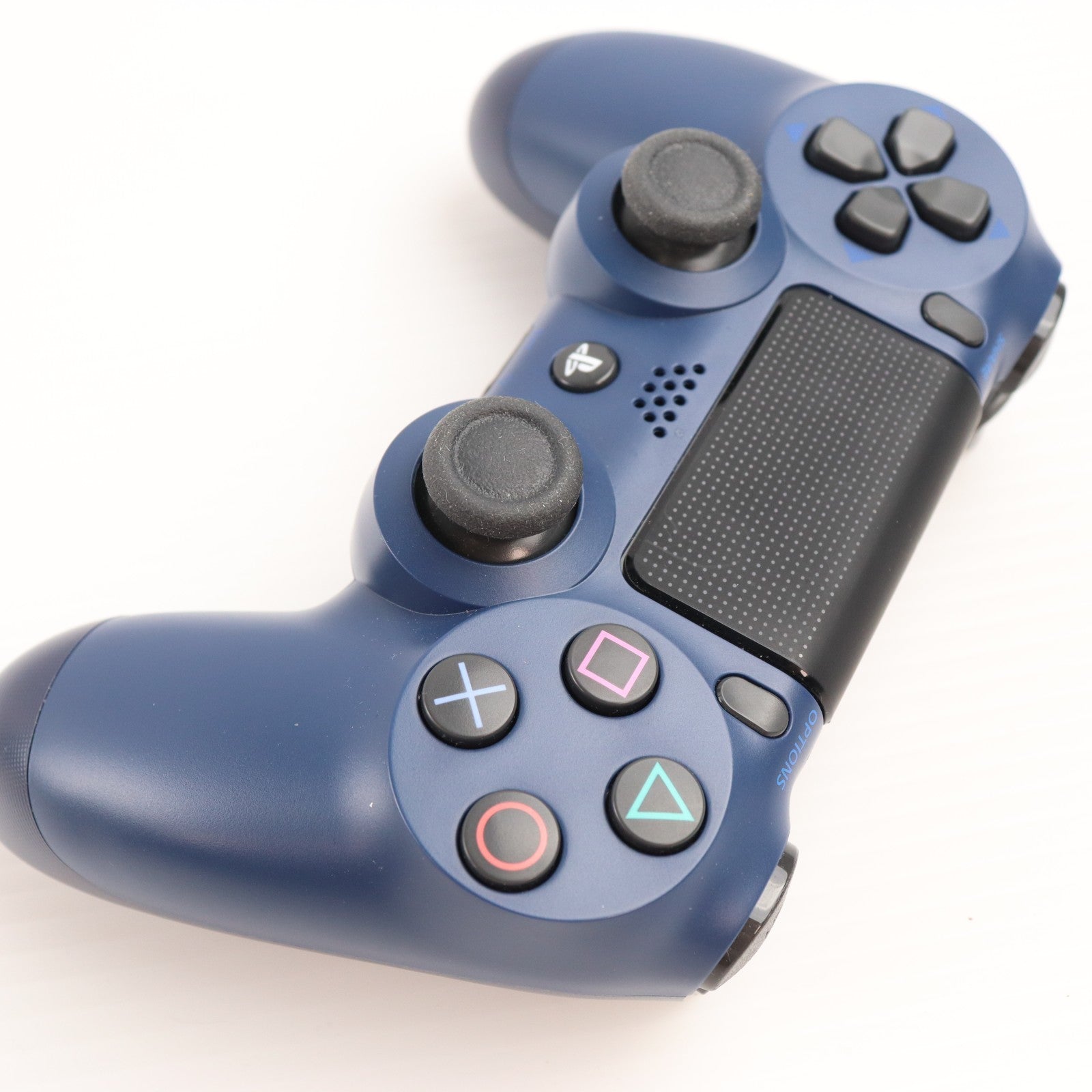 【中古即納】[ACC][PS4] ワイヤレスコントローラー DUALSHOCK4(デュアルショック4) ミッドナイト・ブルー SIE(CUH-ZCT2J22)(20171103)