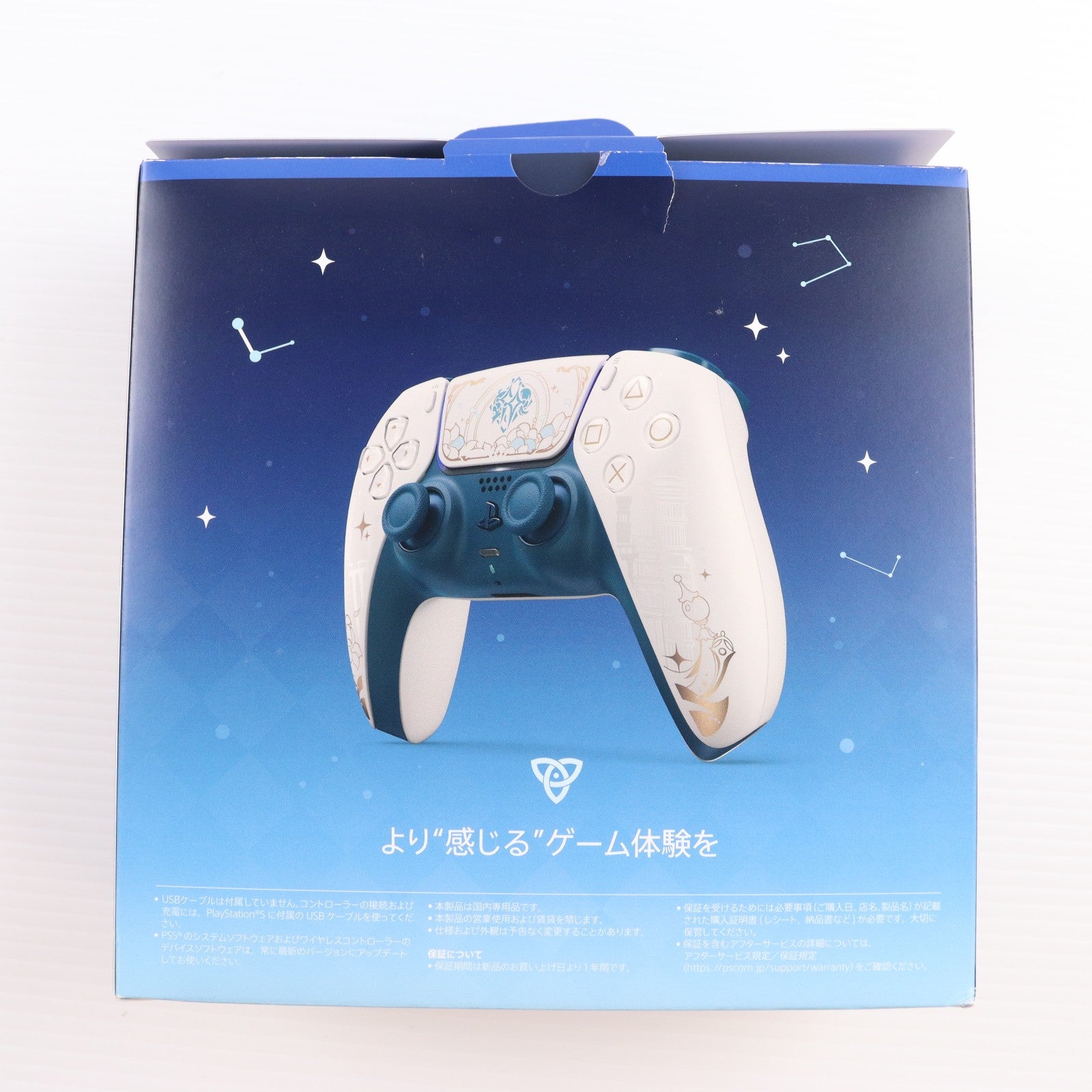 【中古即納】[ACC][PS5] DualSense(デュアルセンス) ワイヤレスコントローラー 原神 リミテッドエディション SIE(CFI-ZCT2JZE)(20260121)