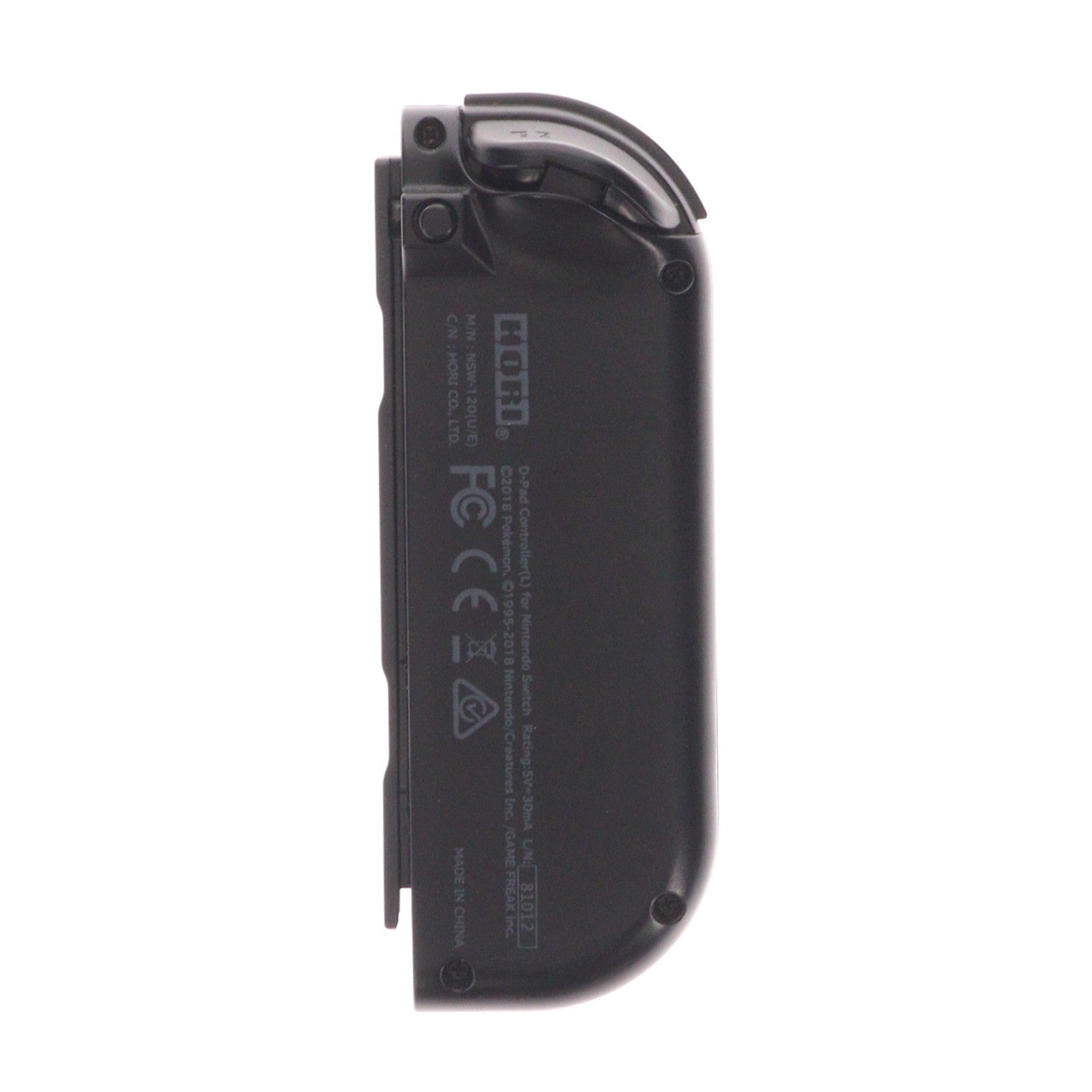 【中古即納】[ACC][Switch] 携帯モード専用 十字コン(L) for Nintendo Switch(ニンテンドースイッチ) ピカチュウ 任天堂ライセンス商品 HORI(NSW-120)(20190531)
