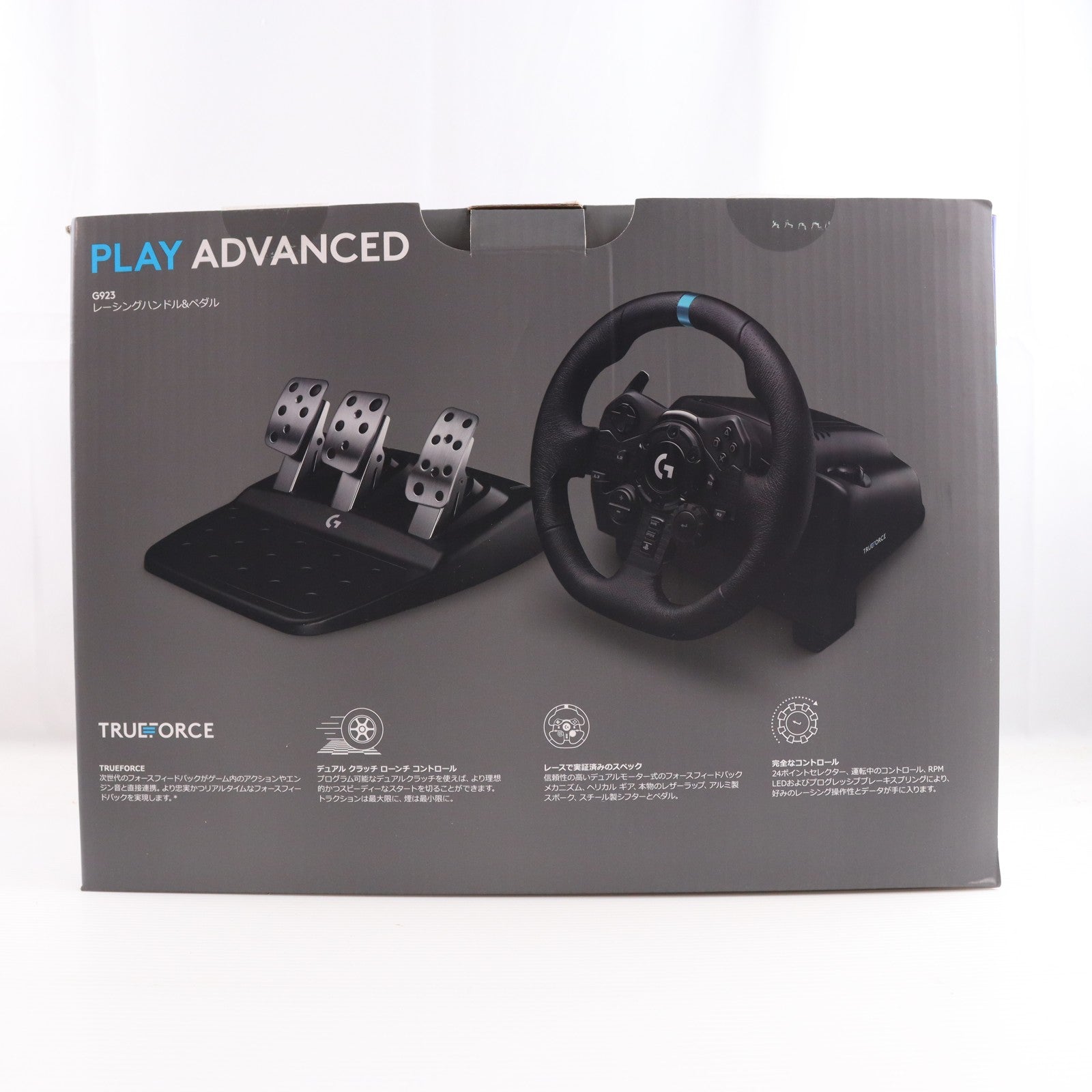 【中古即納】[ACC][PS4] G923 Racing Wheel & Pedal(G923 レーシングホイール&ペダル) Logicool(ロジクール)(G923)(20200917)