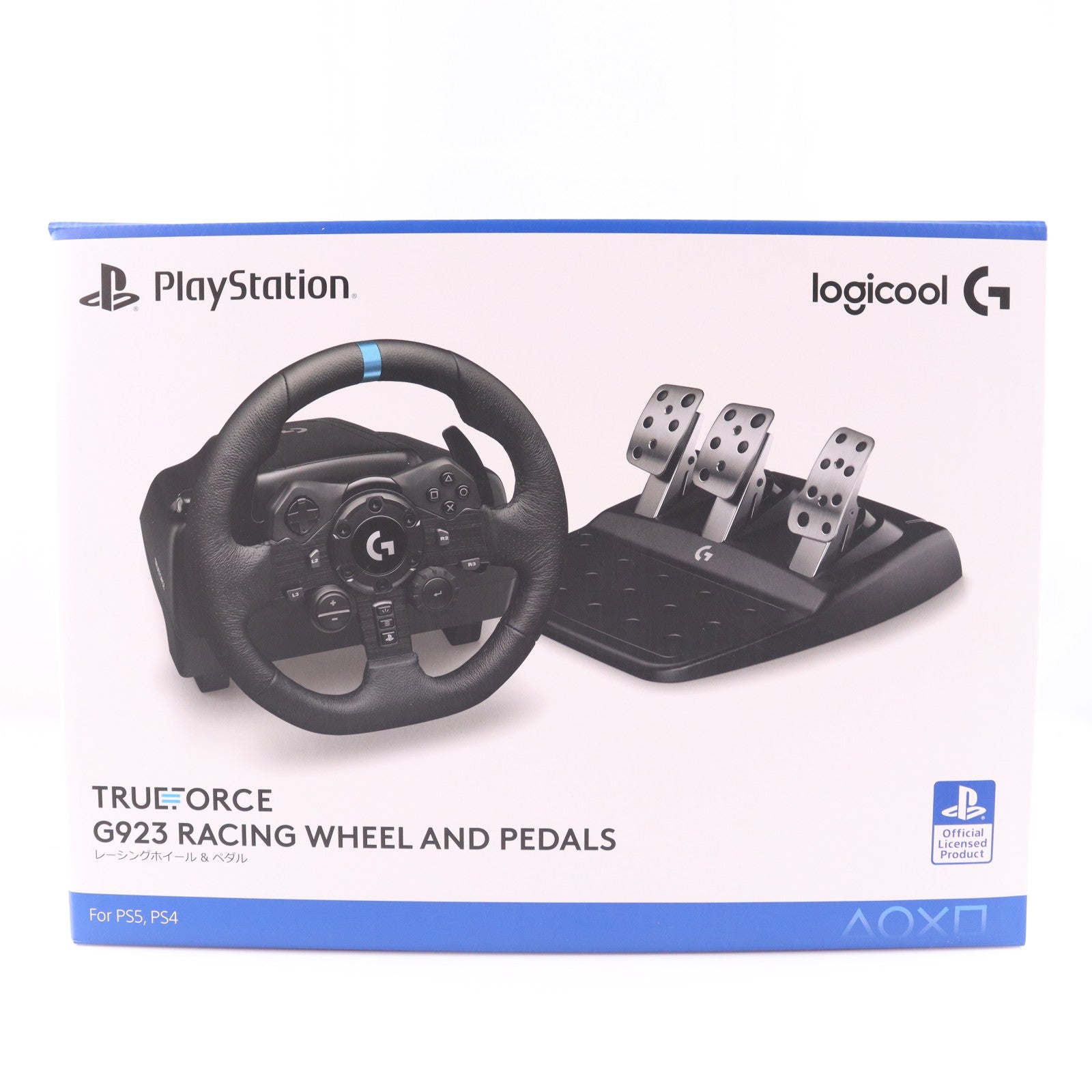 【中古即納】[ACC][PS5] Amazon.co.jp限定 G923d Racing Wheel & Pedal(G923d レーシングホイール&ペダル) ソニーライセンス商品 Logicool(ロジクール)(G923d)(20220930)