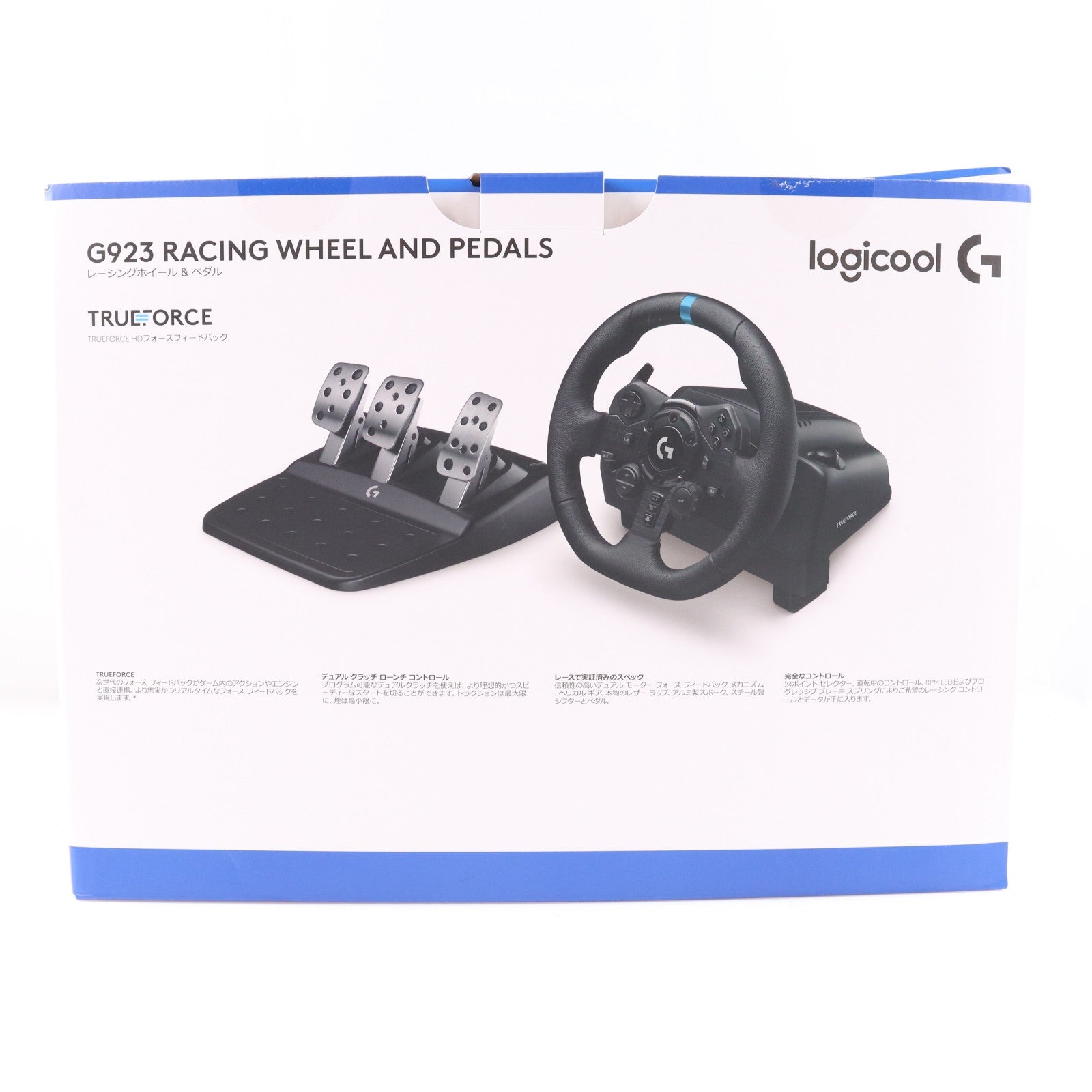 【中古即納】[ACC][PS5] Amazon.co.jp限定 G923d Racing Wheel & Pedal(G923d レーシングホイール&ペダル) ソニーライセンス商品 Logicool(ロジクール)(G923d)(20220930)