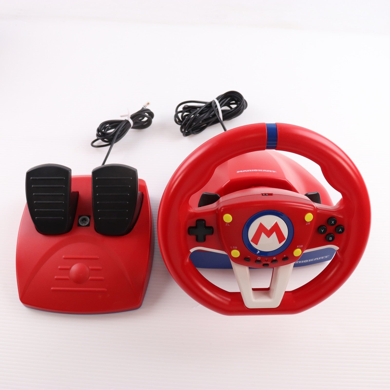 【中古即納】[ACC][Switch] マリオカートレーシングホイール for Nintendo Switch(ニンテンドースイッチ) 任天堂ライセンス商品 HORI(NSW-204)(20191130)