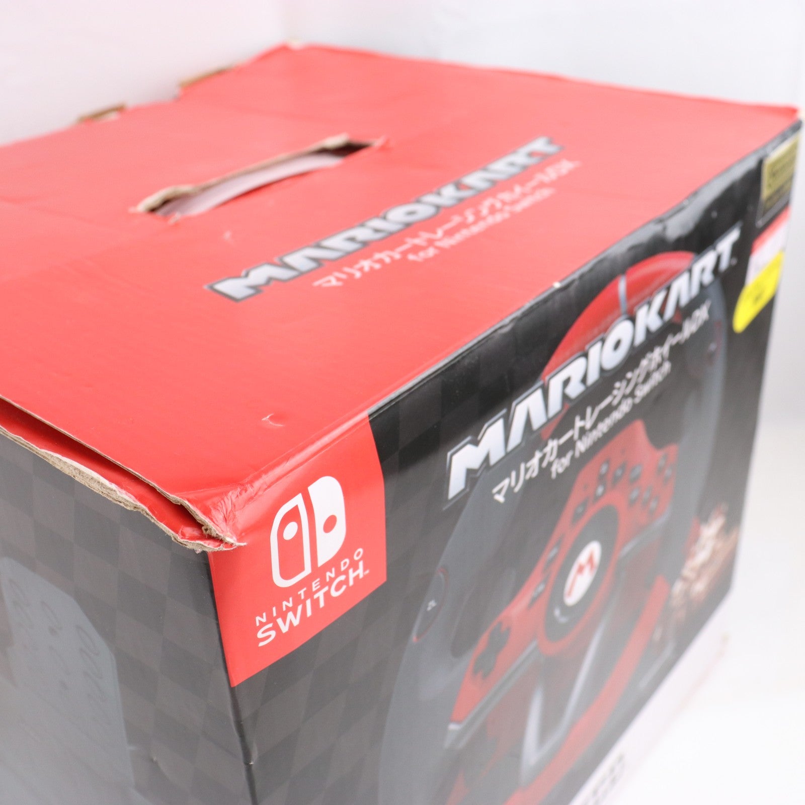 【中古即納】[ACC][Switch] マリオカートレーシングホイール DX for Nintendo Switch(ニンテンドースイッチライト 任天堂ライセンス商品 HORI(NSW-228)(20191101)
