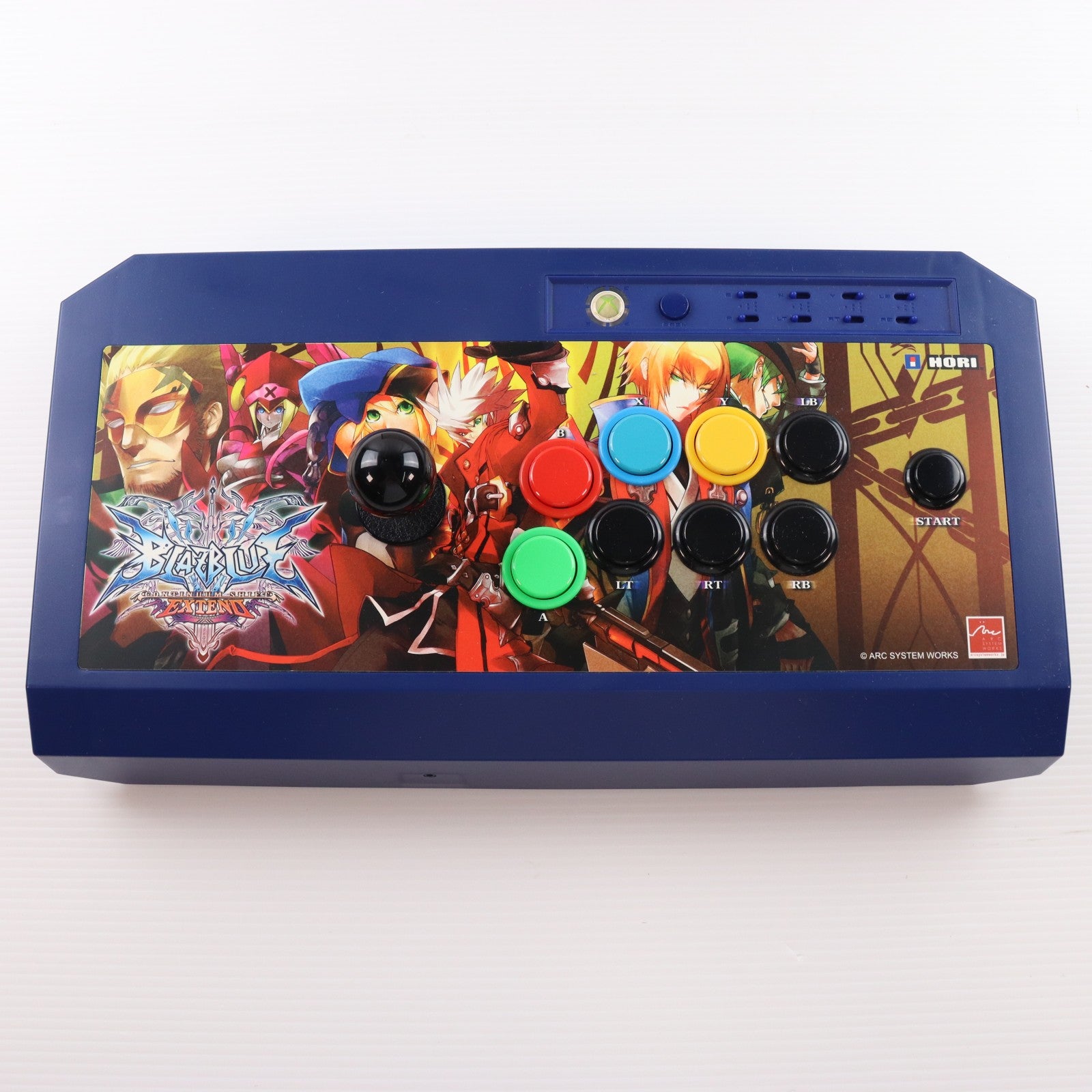 【中古即納】[ACC][Xbox360] BLAZBLUE CONTINUUM SHIFT EXTEND(ブレイブルー コンティニュアムシフト エクステンド) 対応スティック for Xbox360 マイクロソフトライセンス商品 HORI(HX3-76)(20111217)