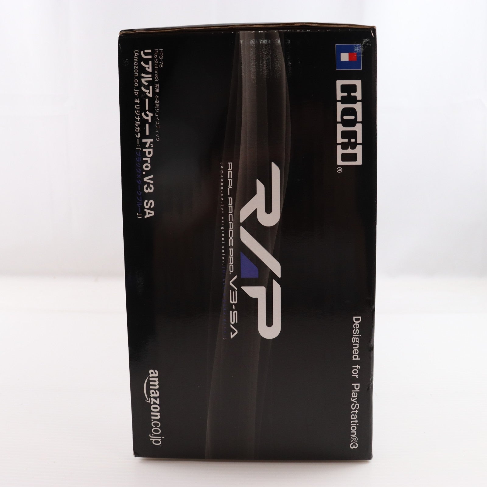 【中古即納】[ACC][PS3] Amazon.co.jp限定 PS3用 リアルアーケードPro.V3 SA(アマゾンオリジナルカラー:ブラック×ダークブルー) HORI(HP3-76)(20100318)