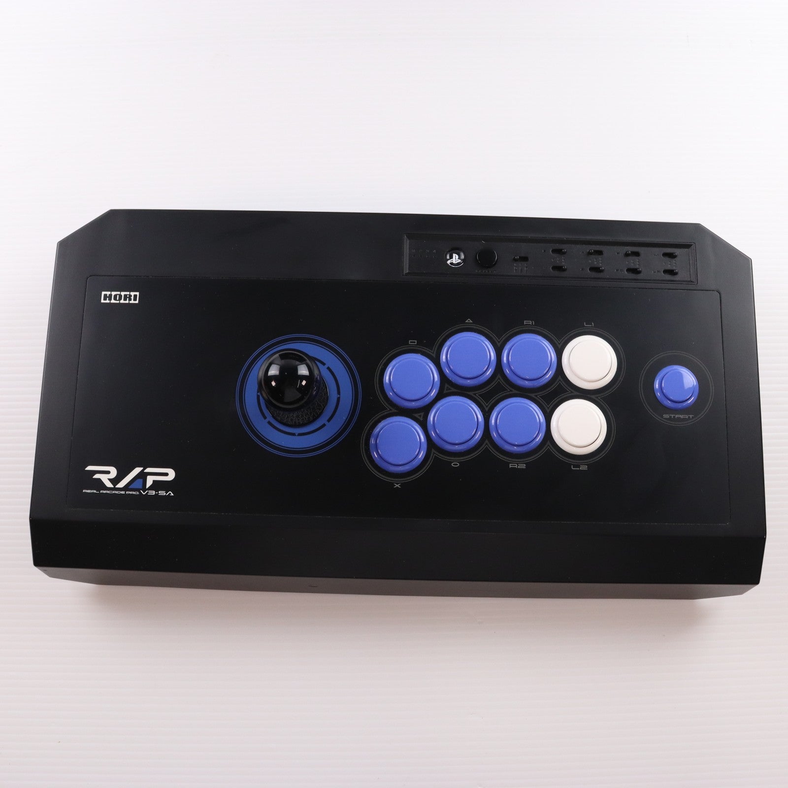 【中古即納】[ACC][PS3] Amazon.co.jp限定 PS3用 リアルアーケードPro.V3 SA(アマゾンオリジナルカラー:ブラック×ダークブルー) HORI(HP3-76)(20100318)