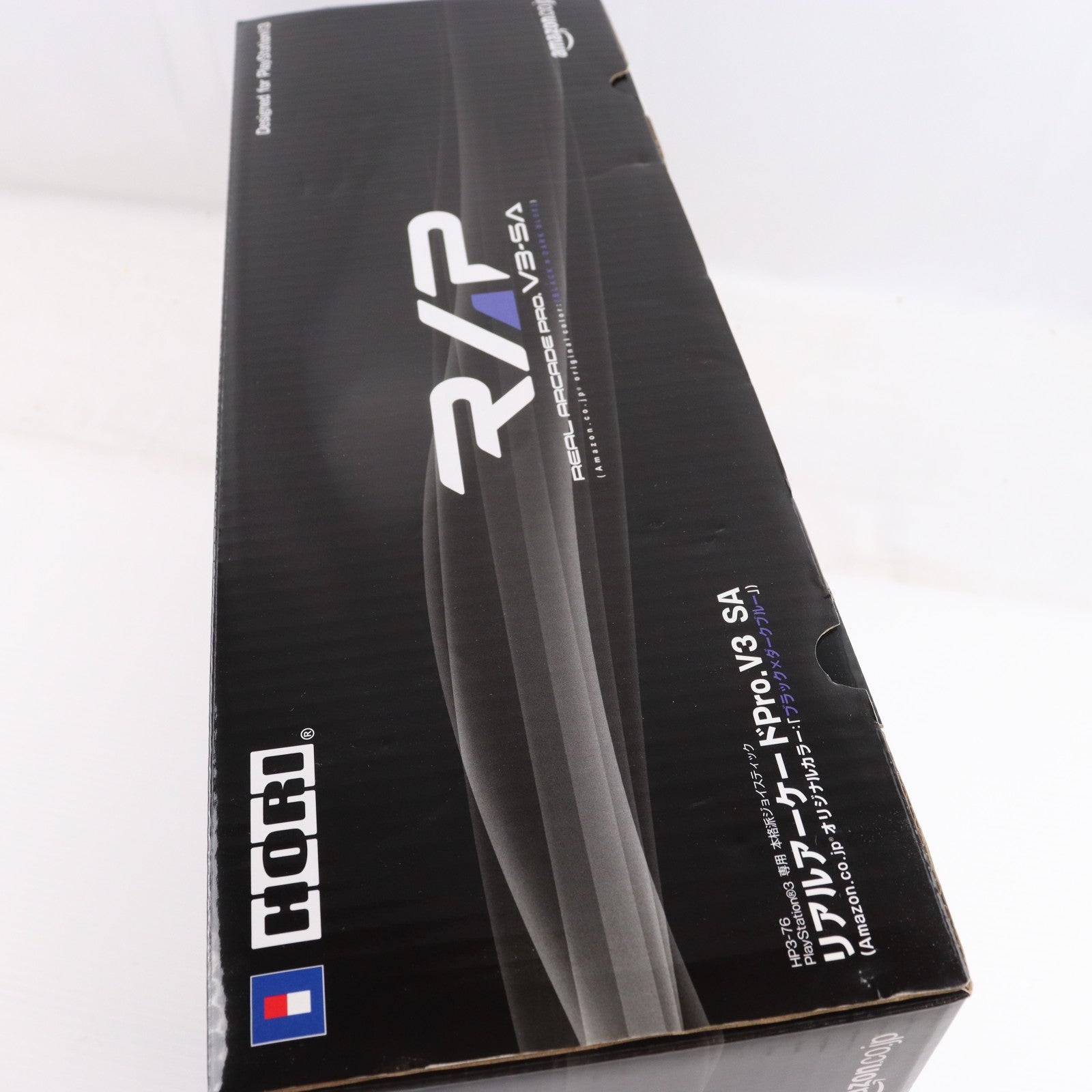 【中古即納】[ACC][PS3] Amazon.co.jp限定 PS3用 リアルアーケードPro.V3 SA(アマゾンオリジナルカラー:ブラック×ダークブルー) HORI(HP3-76)(20100318)