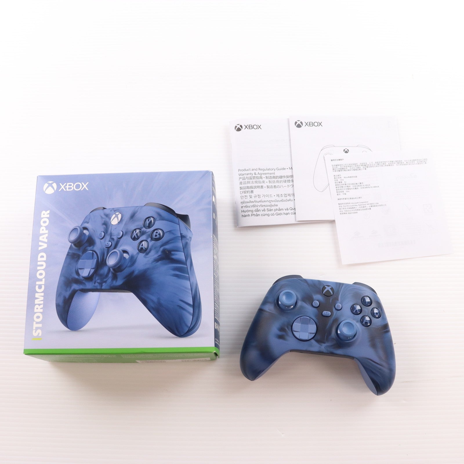 【中古即納】[ACC][XboxX/S] Xbox ワイヤレス コントローラー(ストームクラウド ベイパー) マイクロソフト(QAU-00131)(20230822)