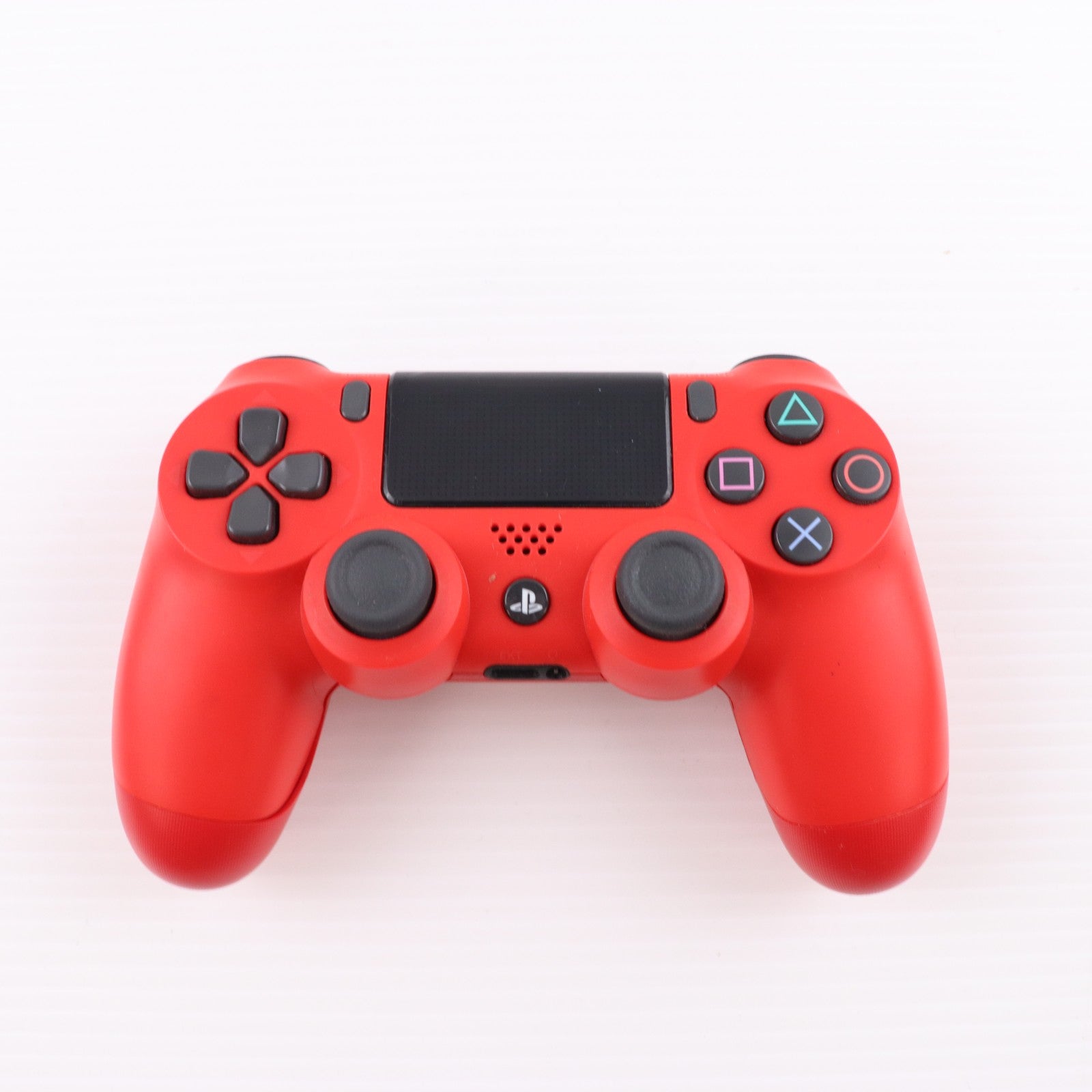 【中古即納】[ACC][PS4] ワイヤレスコントローラー DUALSHOCK4(デュアルショック4) マグマ・レッド SIE(CUH-ZCT2J11)(20161110)
