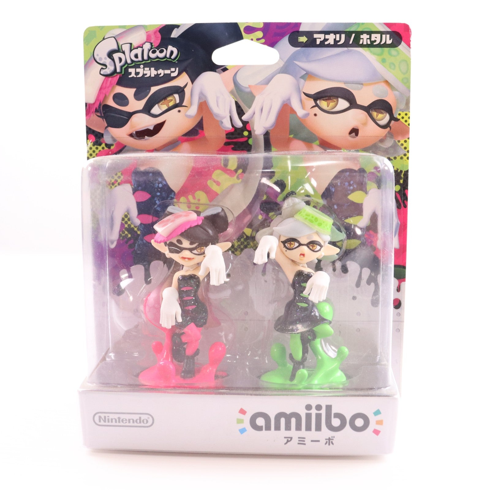 【中古即納】[ACC][Switch] amiibo(アミーボ) シオカラーズセット[アオリ/ホタル](スプラトゥーンシリーズ) 任天堂(NVL-E-AE2B)(20160707)