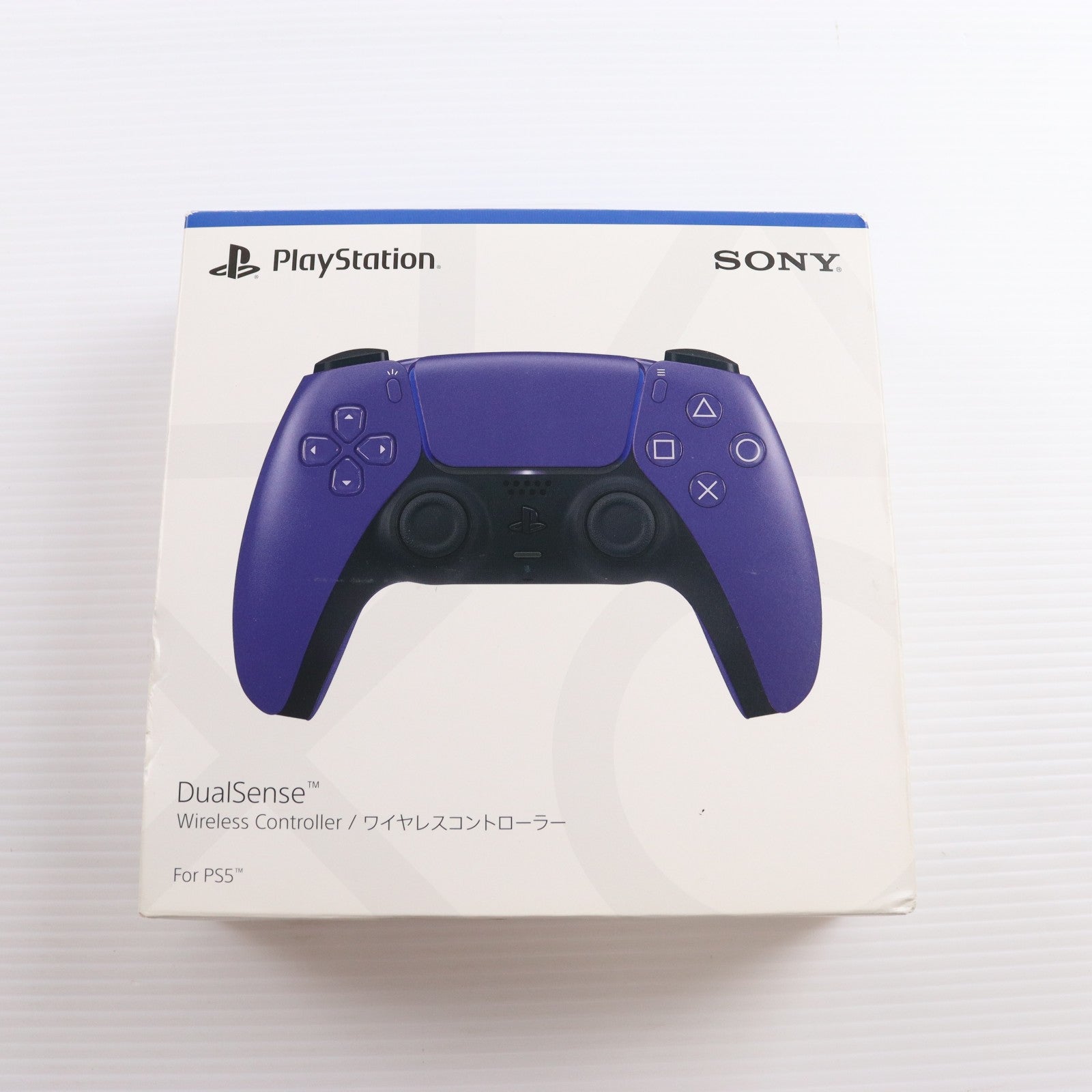 【中古即納】[ACC][PS5] DualSense(デュアルセンス) ワイヤレスコントローラー ギャラクティック パープル SIE(CFI-ZCT1J04)(20220114)