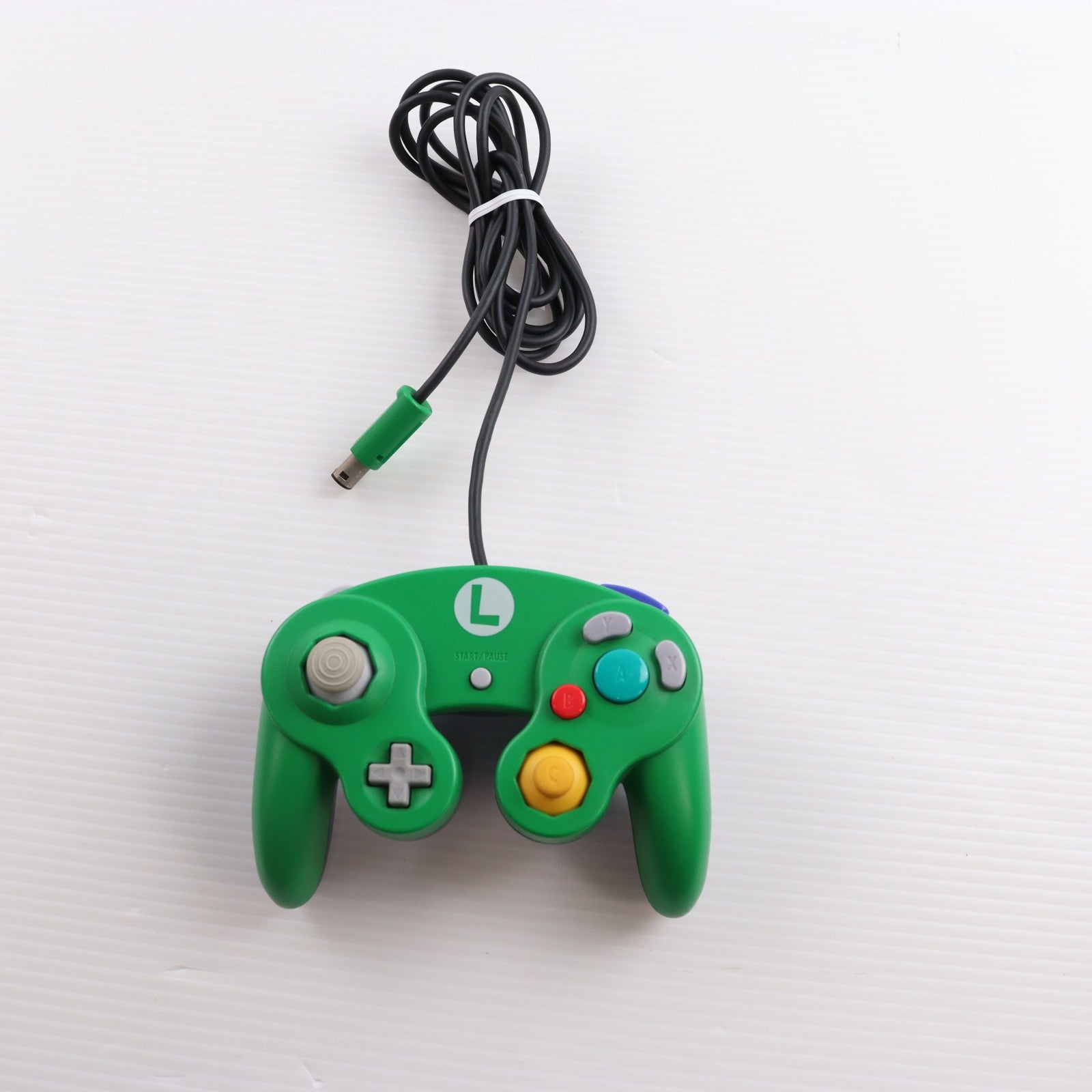 【中古即納】[ACC][GC] クラブニンテンドー限定景品 ニンテンドーゲームキューブ オリジナルデザインコントローラ ルイージ 任天堂(DOL-A-CLMLB)(20040824)