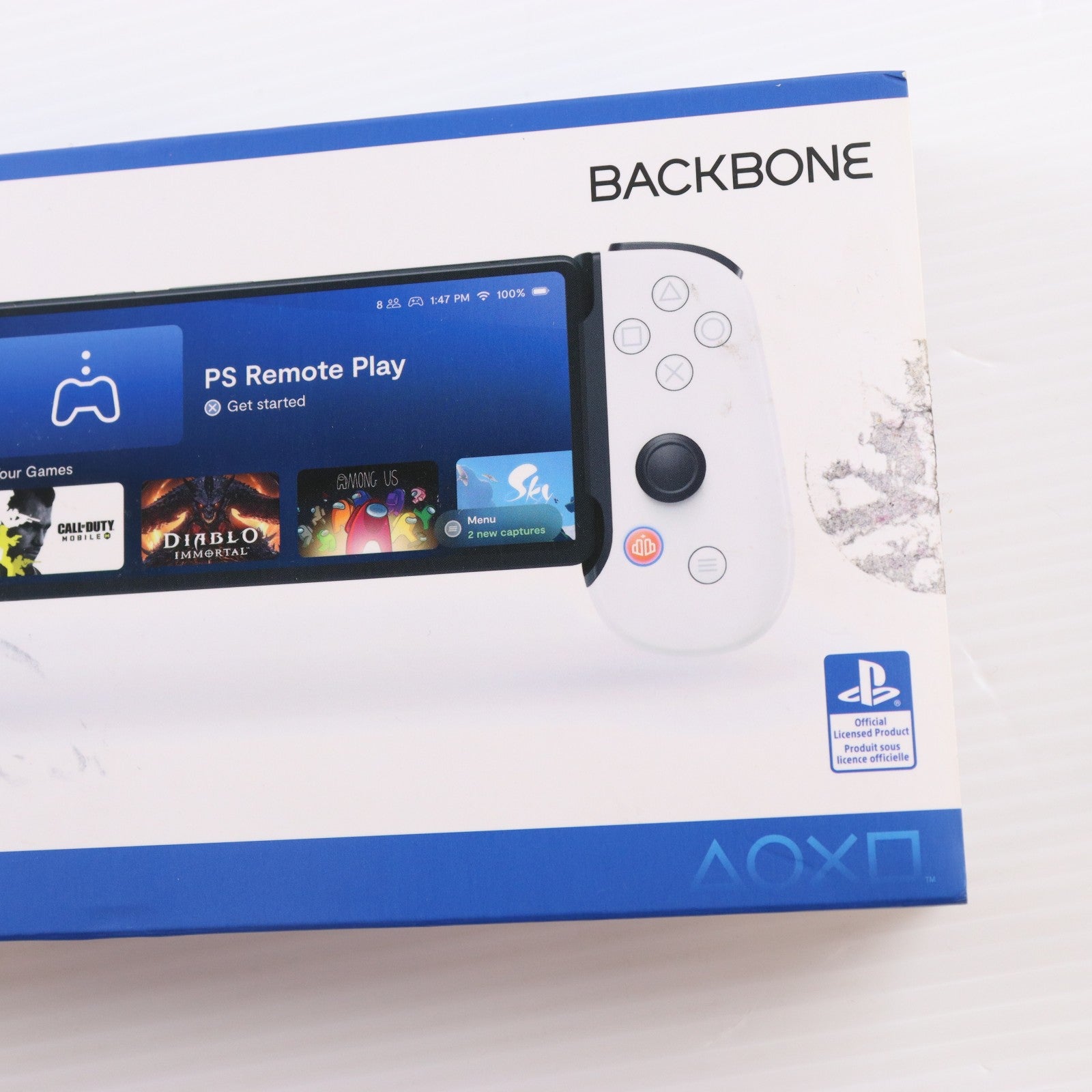 【中古即納】[ACC][PS5] Backbone One PlayStation Edition(バックボーン ワン プレイステーション エディション) for Android モバイルゲーミングコントローラー ソニーライセンス商品 Backbone(BB-51-W-S)(20230523)