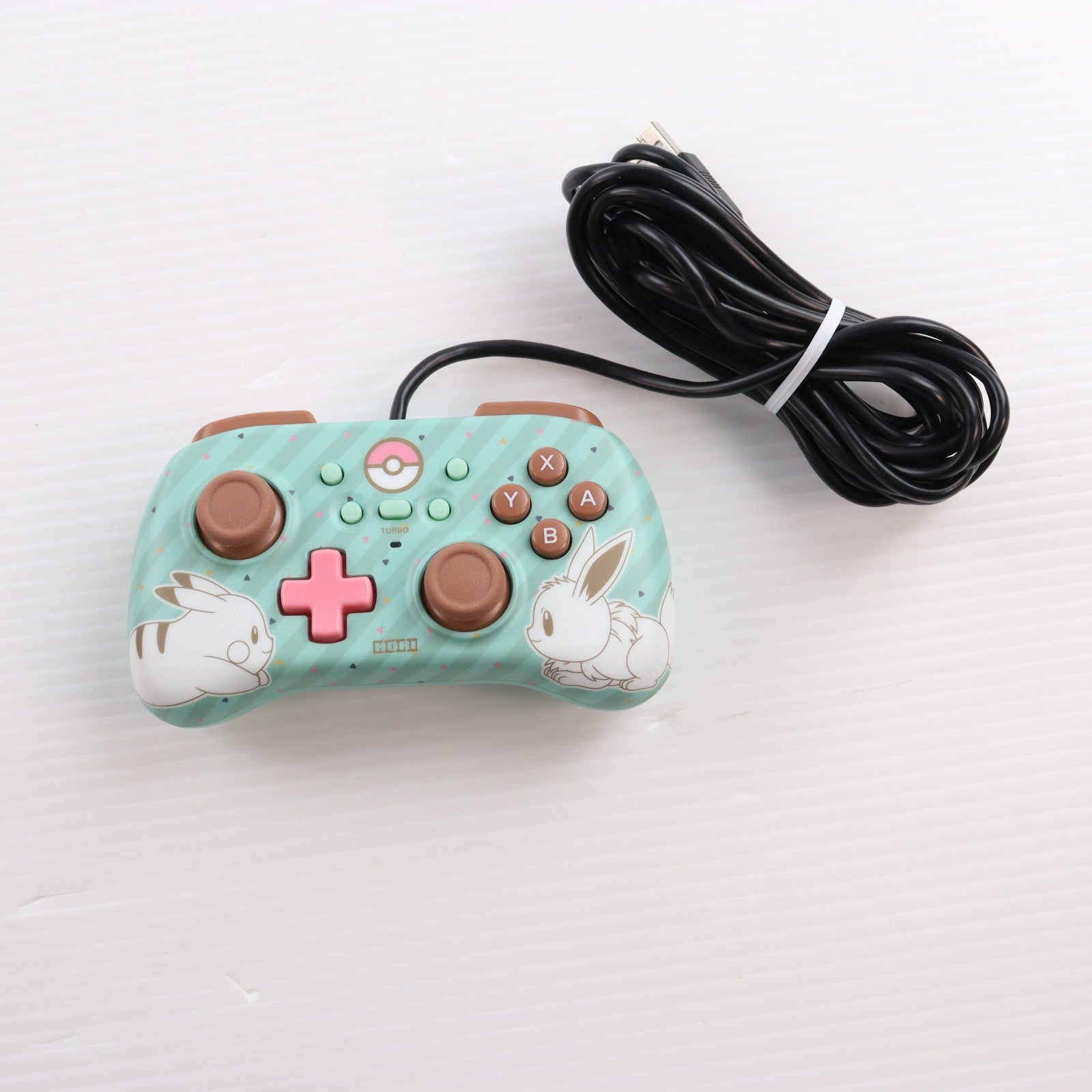 【中古即納】[ACC][Switch] ホリパッドミニ for Nintendo Switch(ニンテンドースイッチ) ピカチュウ&イーブイ 任天堂ライセンス商品 HORI(NSW-279)(20200731)