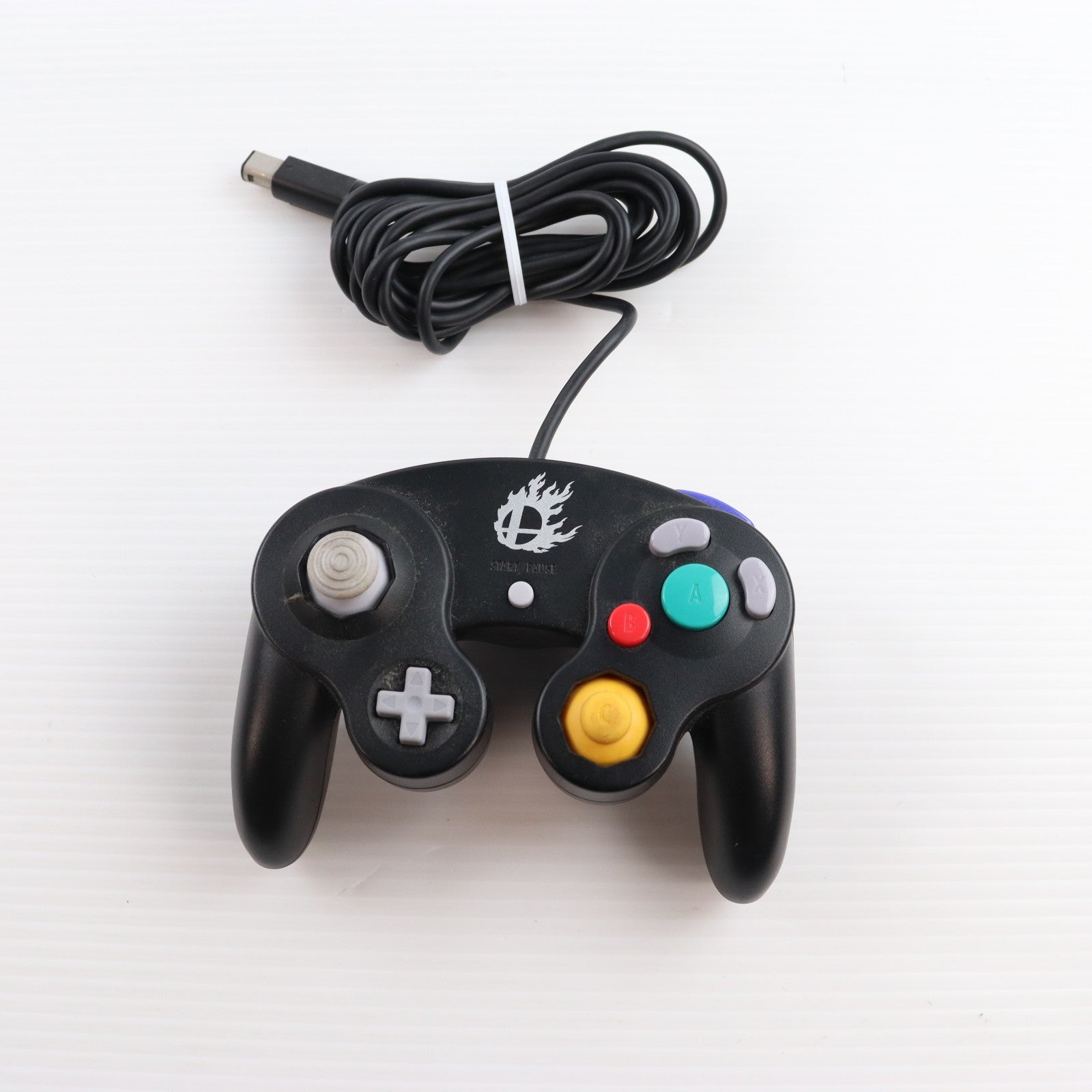 【中古即納】[ACC][WiiU] ニンテンドーゲームキューブ コントローラ スマブラブラック 任天堂(DOL-A-CKB)(20141206)