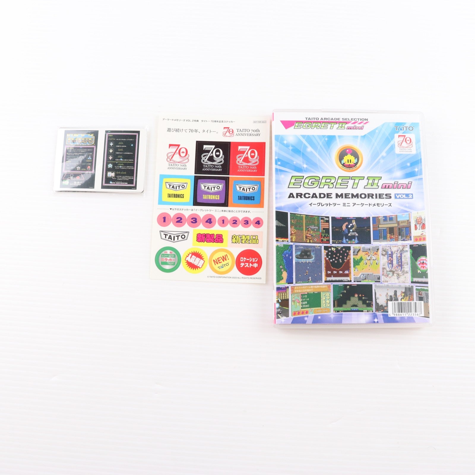 【中古即納】[ACC][ETC] EGRETII mini ARCADE MEMORIES VOL.2(イーグレットツー ミニ アーケードメモリーズ VOL.2) タイトー(20231221)