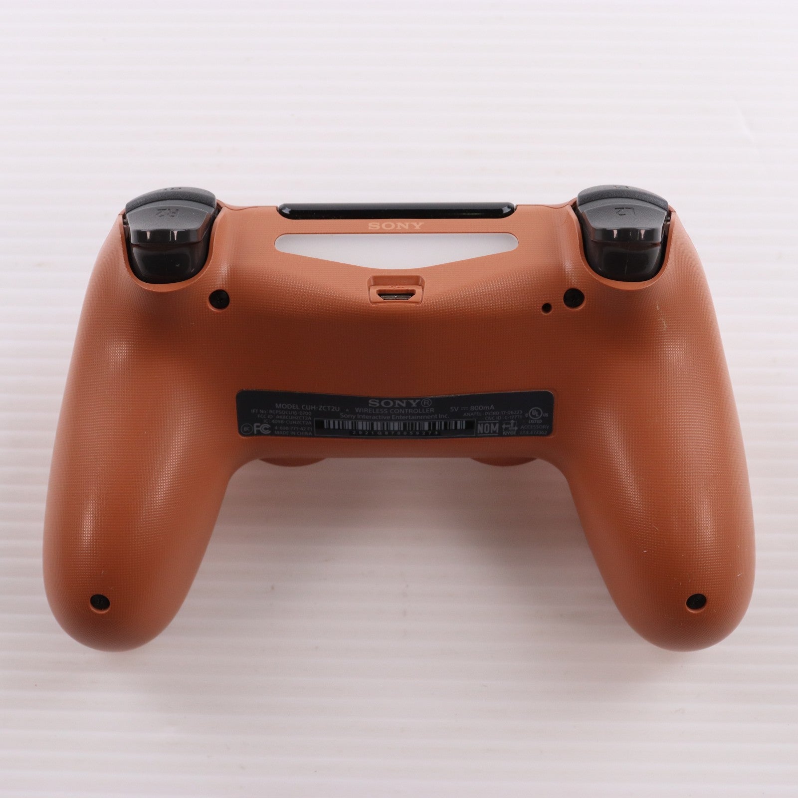 【中古即納】[ACC][PS4] ワイヤレスコントローラー デュアルショック4(DUALSHOCK4) カッパー SIE(CUH-ZCT2J24)(20181121)