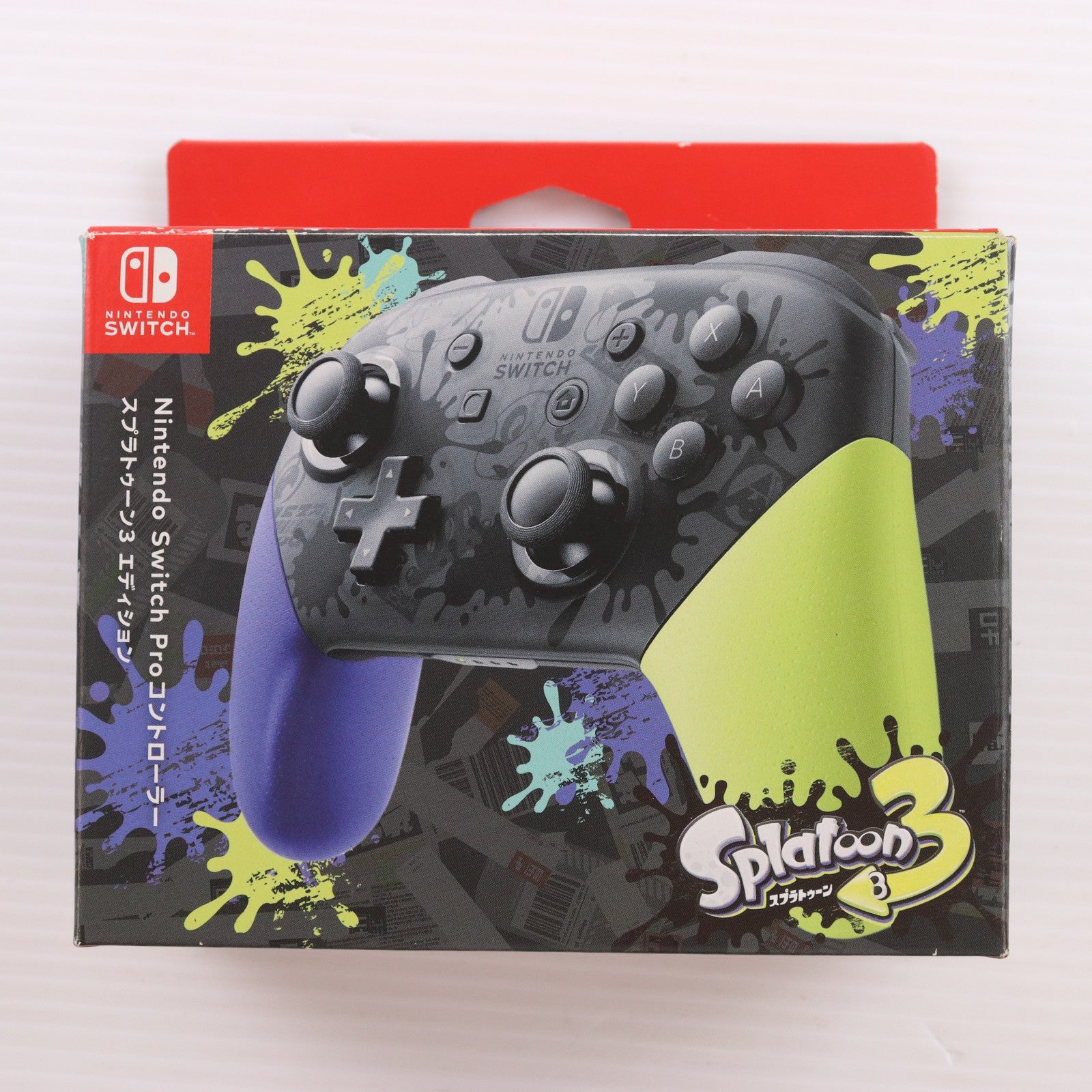 【中古即納】[ACC][Switch] Nintendo Switch Proコントローラー(ニンテンドースイッチ プロコントローラー) スプラトゥーン3エディション 任天堂(HAC-A-FSSKT)(20220826)