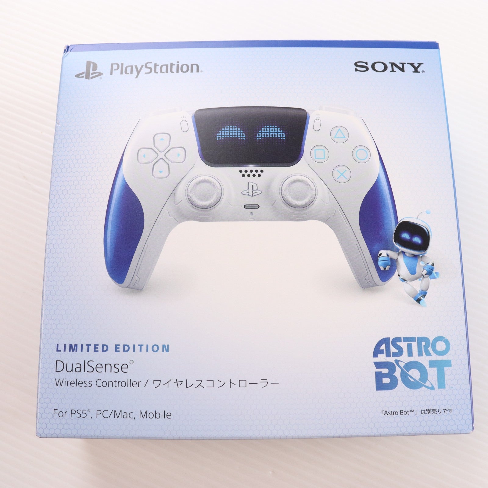 【中古即納】[ACC][PS5] DualSense(デュアルセンス) ワイヤレスコントローラー アストロボット ジョイフル リミテッドエディション SIE(CFI-ZCT1JZC)(20251030)