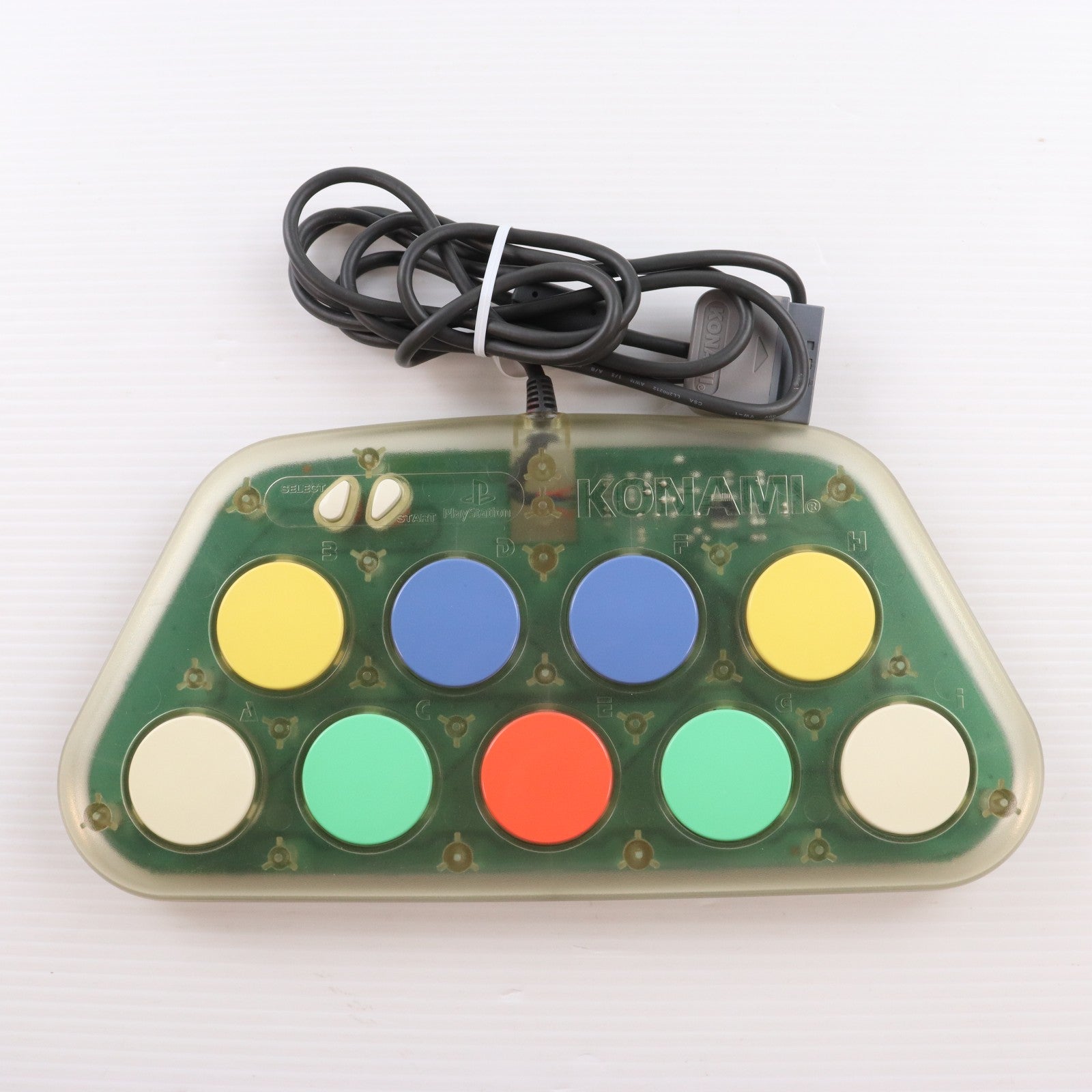 【中古即納】[ACC][PS] プレイステーション専用 ポップンコントローラ コナミ(RU014)(19990225)