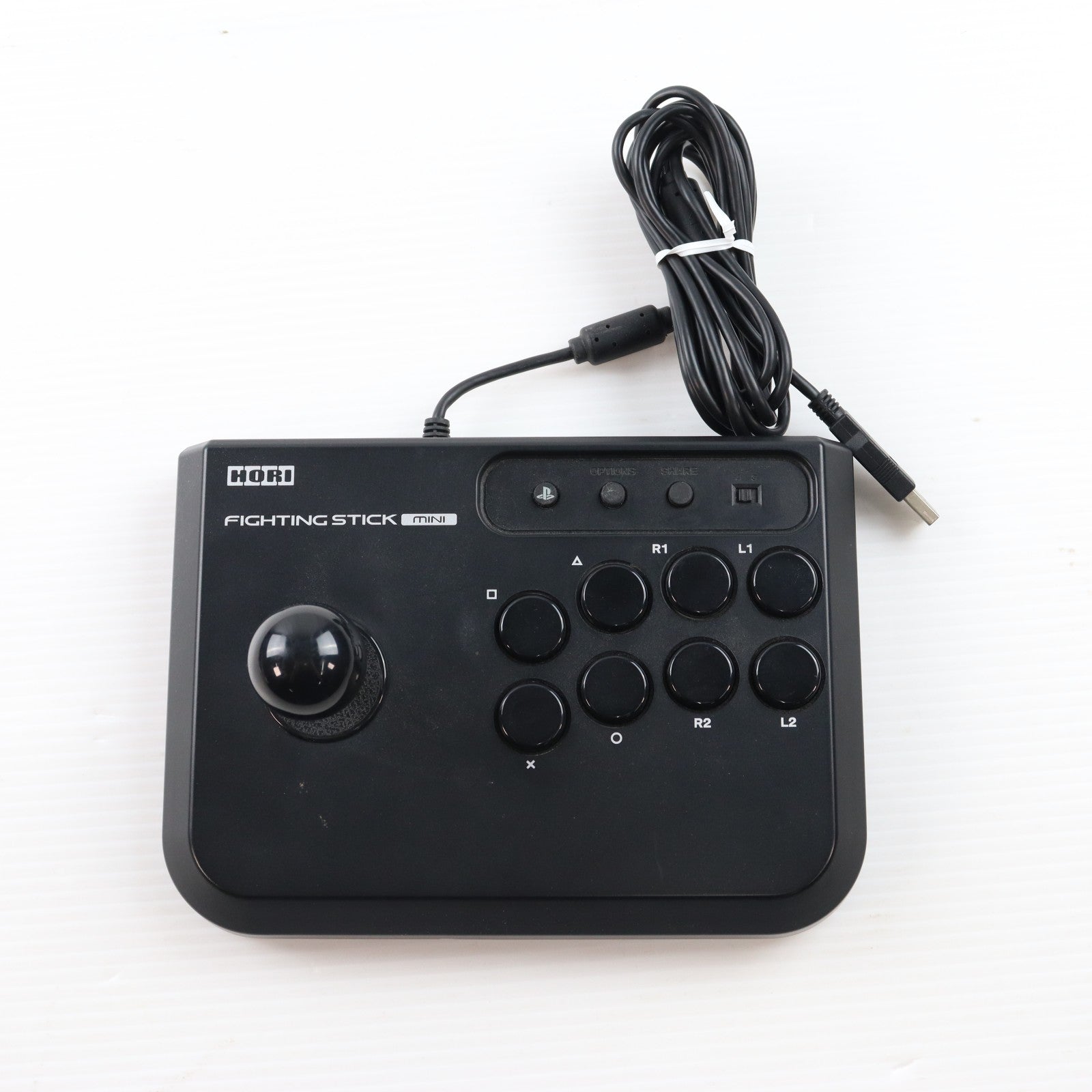 【中古即納】[ACC][PS4] ファイティングスティックmini for PlayStation 4/ PlayStation 3/PC HORI(PS4-091)(20170921)