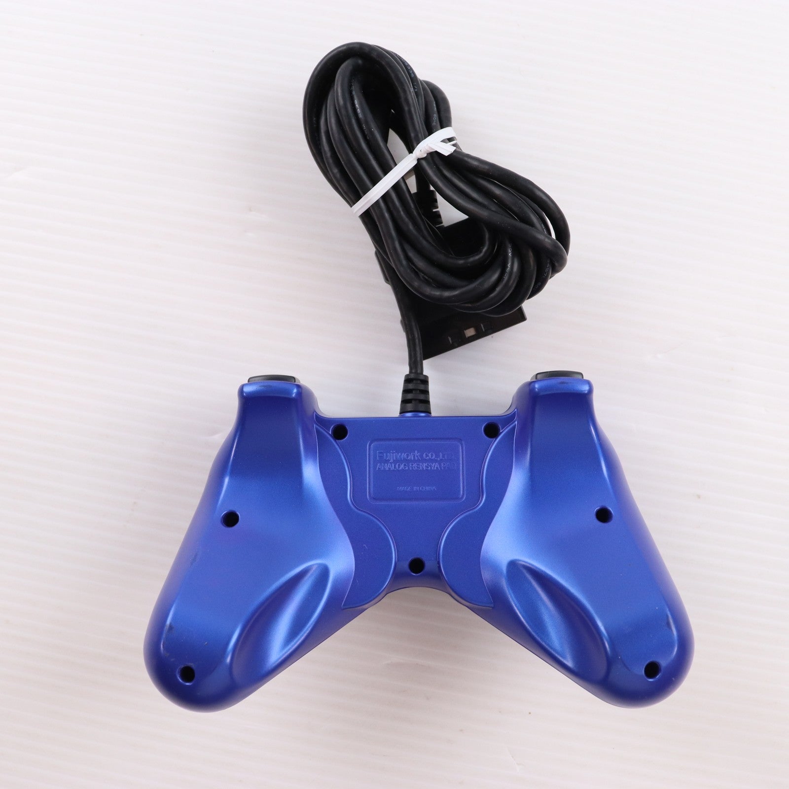 【中古即納】[ACC][PS2] PlayStation2対応(プレイステーション2対応) アナログ連射コントローラ「匠」 ブルー ソニーライセンス商品 フジワーク(PXCR-BL)(20040420)
