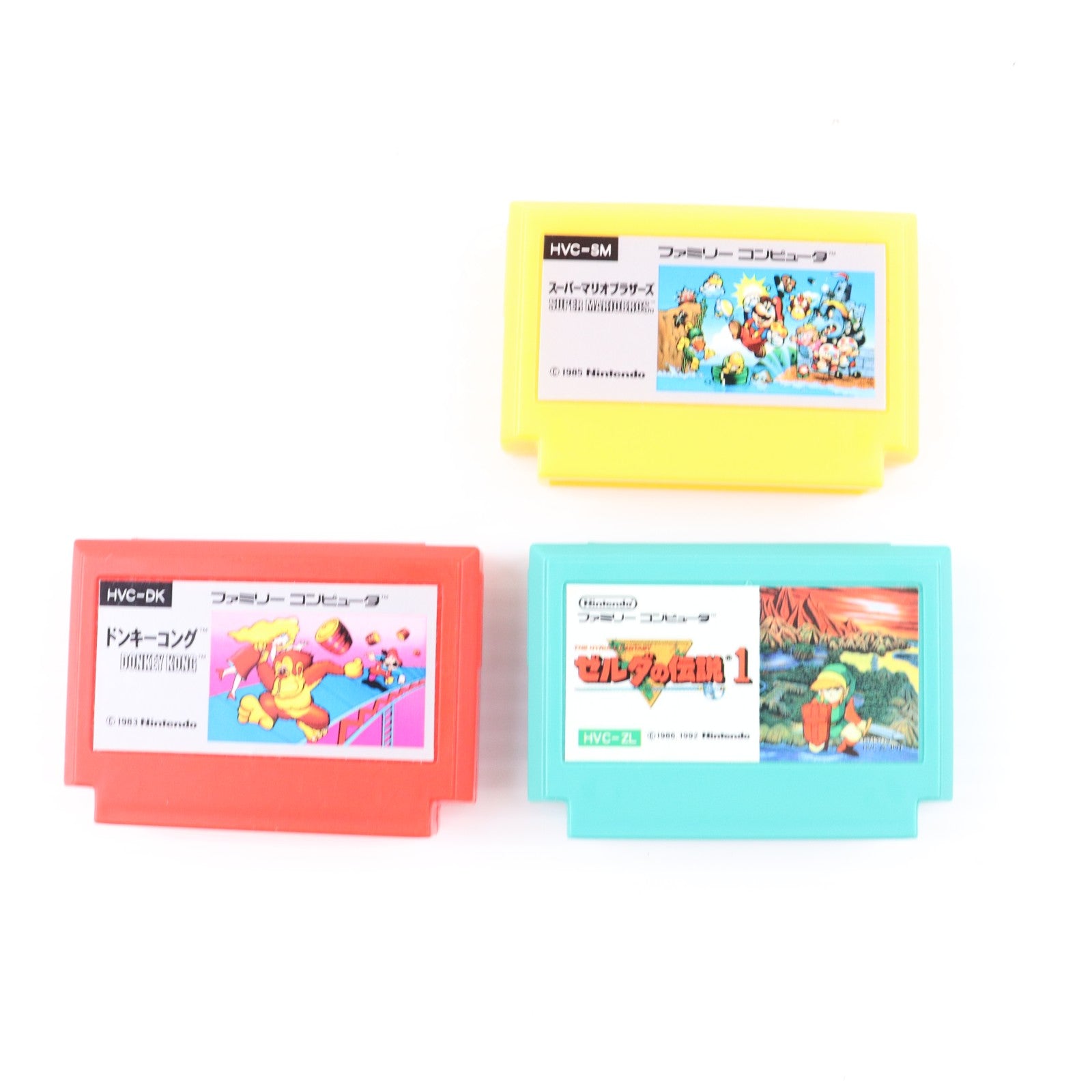 【中古即納】[ACC][GBA] ファミコンカセット型GBAカートリッジケース 第1弾セット 任天堂ライセンス商品 キーズファクトリー(FCC-001-1)(20040909)