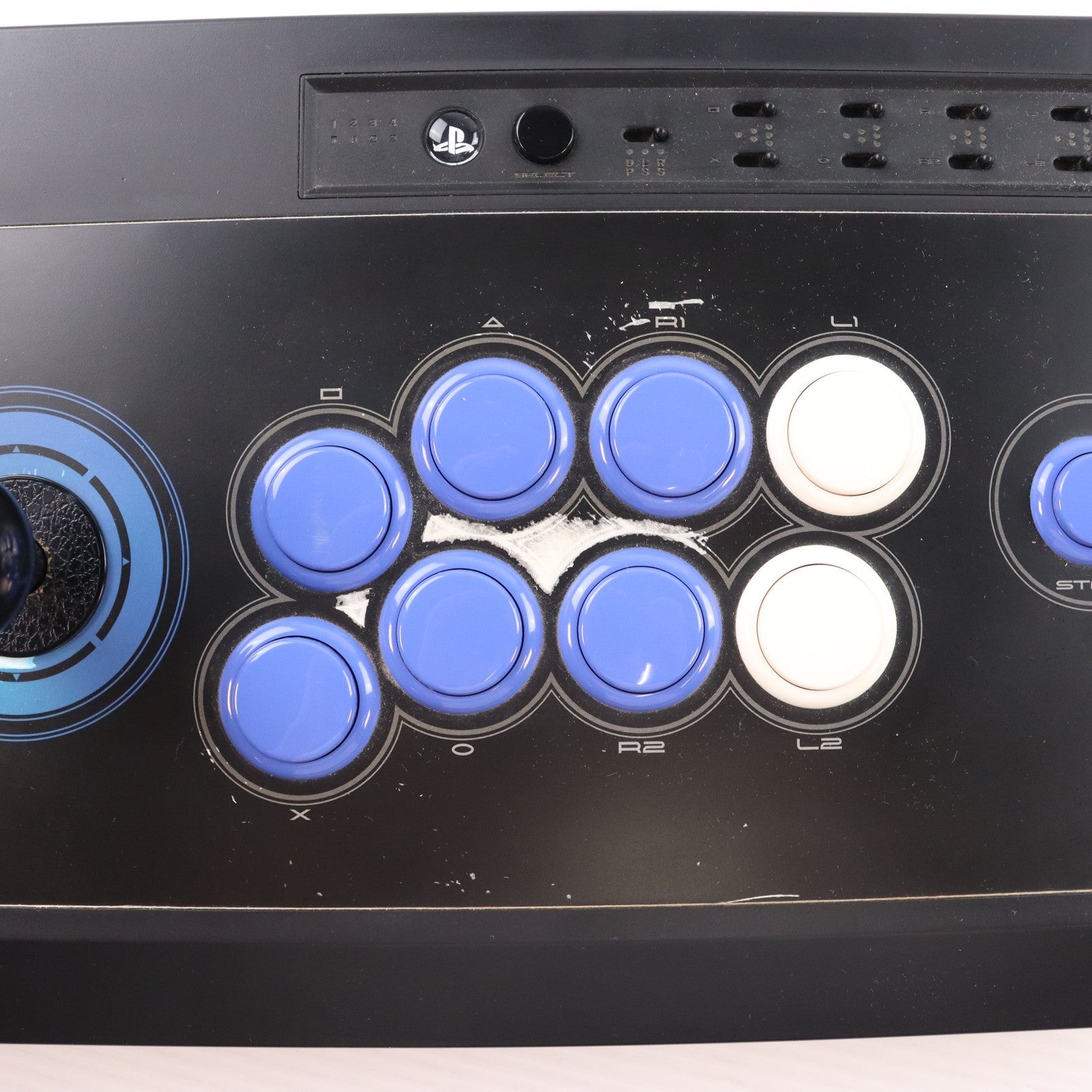 【中古即納】[ACC][PS3] Amazon.co.jp限定 PS3用 リアルアーケードPro.V3 SA(アマゾンオリジナルカラー:ブラック×ダークブルー) HORI(HP3-76)(20100318)