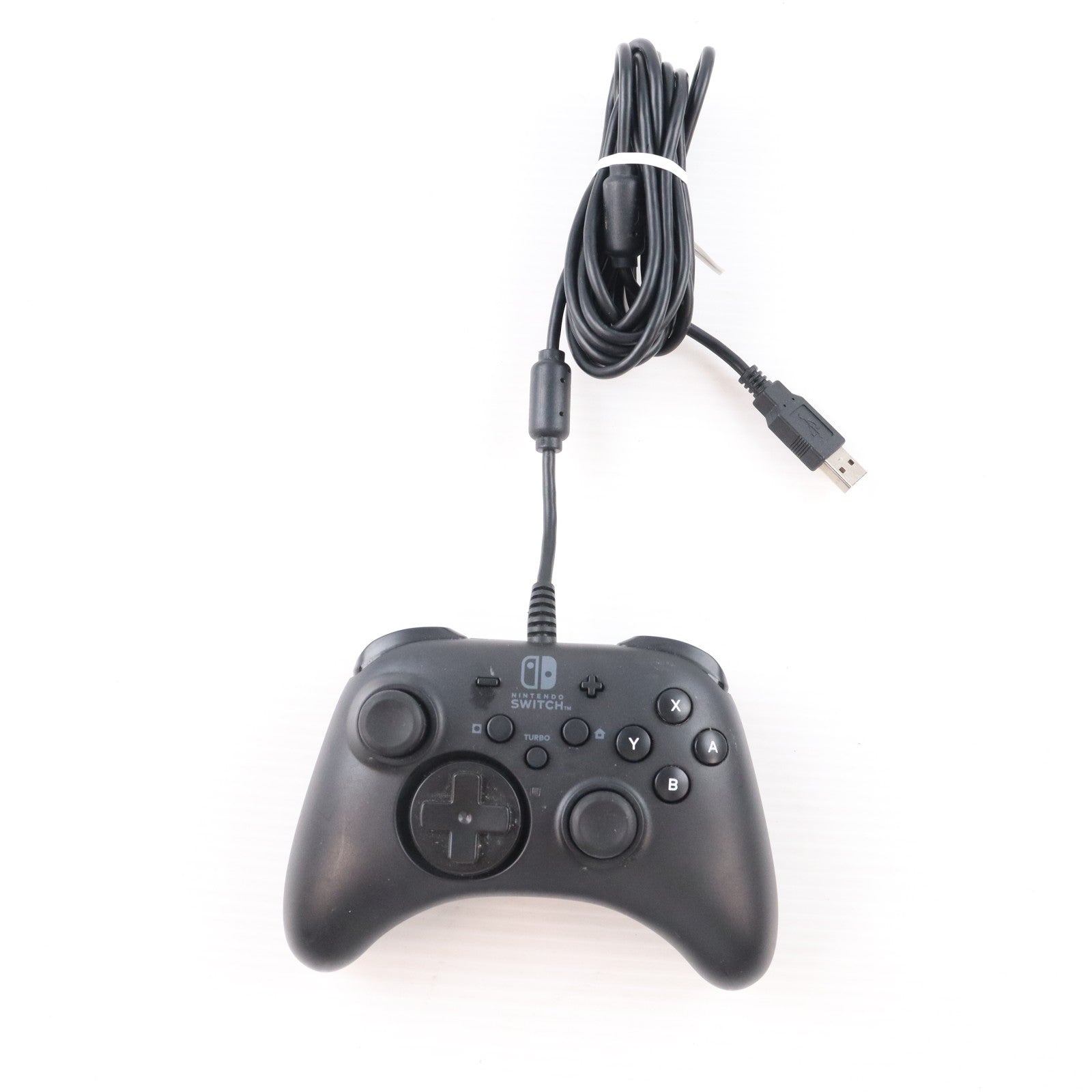 【中古即納】[ACC][Switch] ホリパッドTURBO for Nintendo Switch(ニンテンドースイッチ)/PC ブラック 任天堂ライセンス商品 ホリ(NSW-457)(20241024)