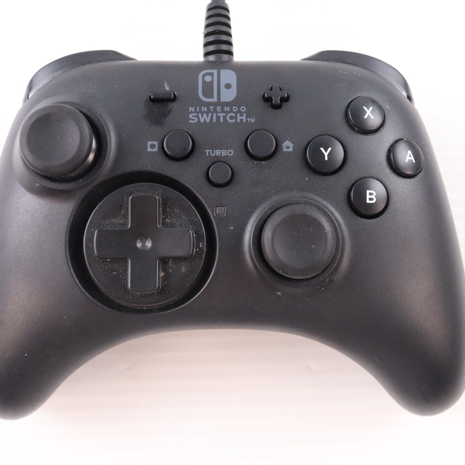 【中古即納】[ACC][Switch] ホリパッドTURBO for Nintendo Switch(ニンテンドースイッチ)/PC ブラック 任天堂ライセンス商品 ホリ(NSW-457)(20241024)
