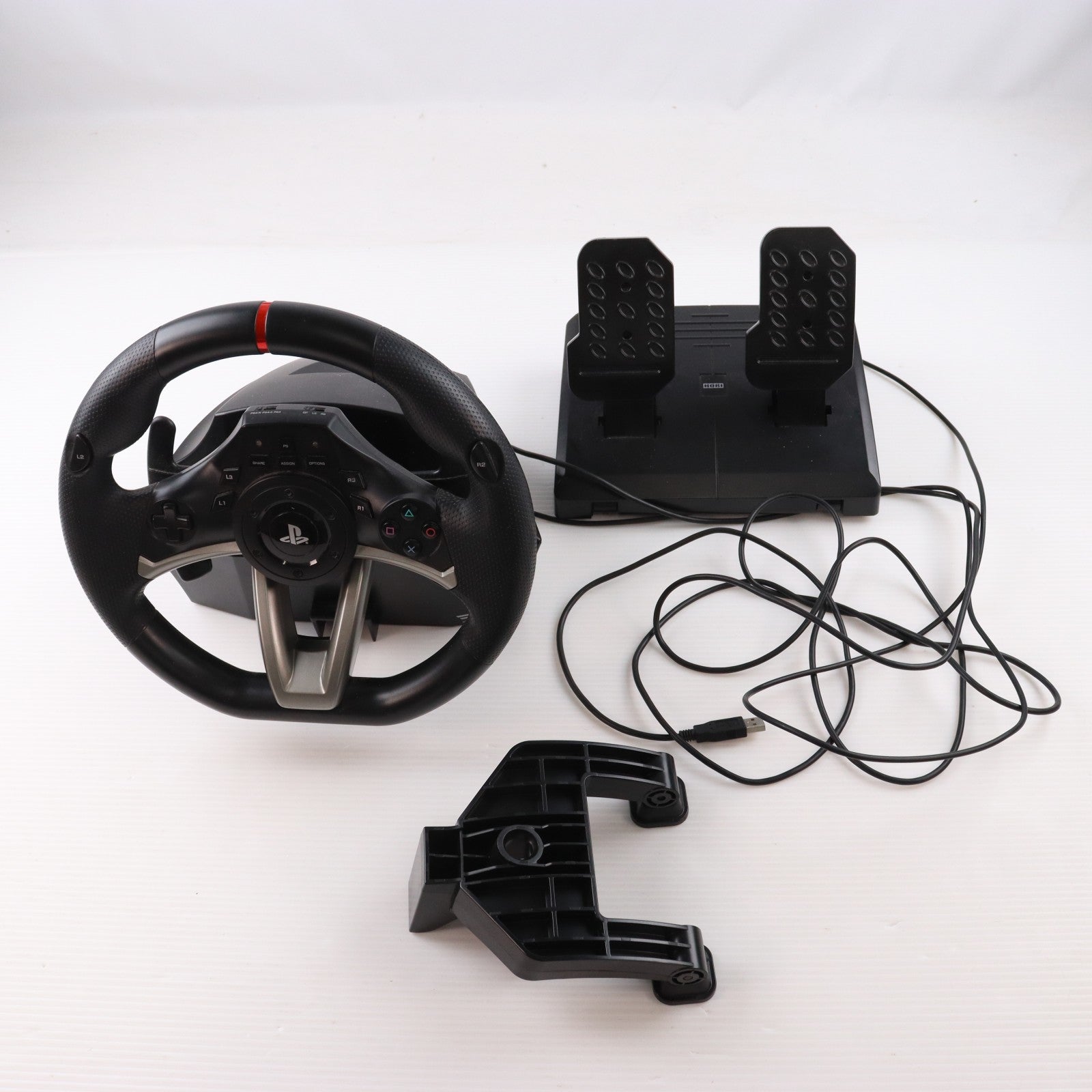 【中古即納】[ACC][PS4] Racing Wheel Apex(レーシングホイールエイペックス) for PlayStation4/PlayStation3/PC HORI(PS4-052)(20161001)