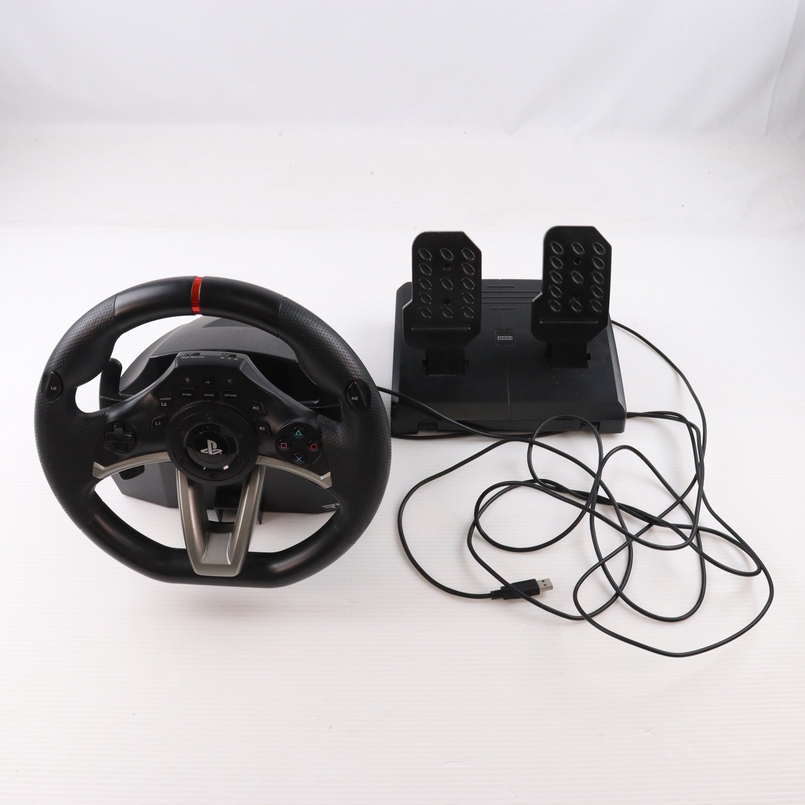 【中古即納】[ACC][PS4] Racing Wheel Apex(レーシングホイールエイペックス) for PlayStation4/PlayStation3/PC HORI(PS4-052)(20161001)