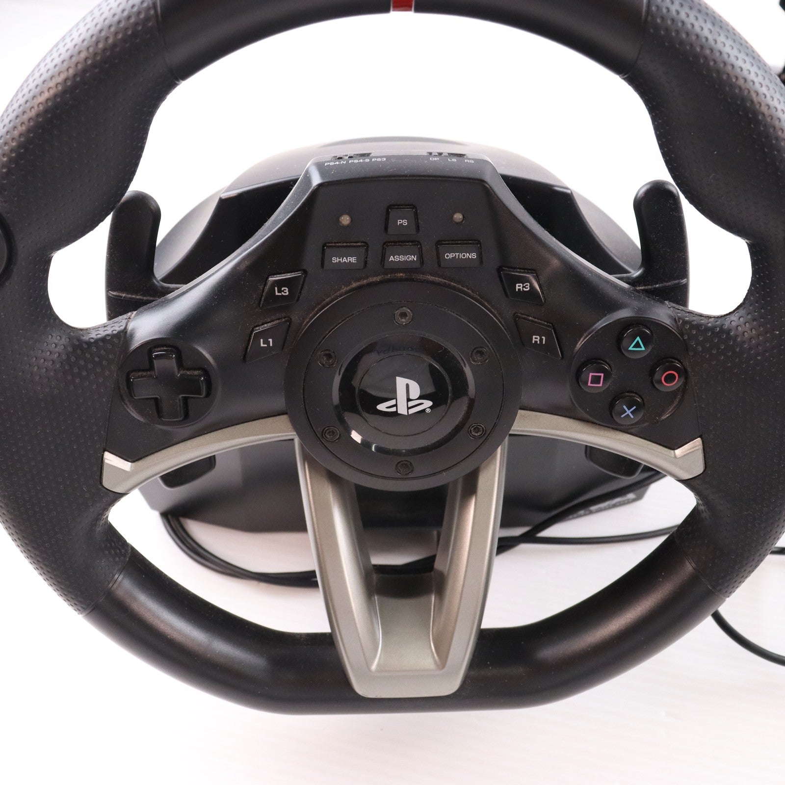 【中古即納】[ACC][PS4] Racing Wheel Apex(レーシングホイールエイペックス) for PlayStation4/PlayStation3/PC HORI(PS4-052)(20161001)