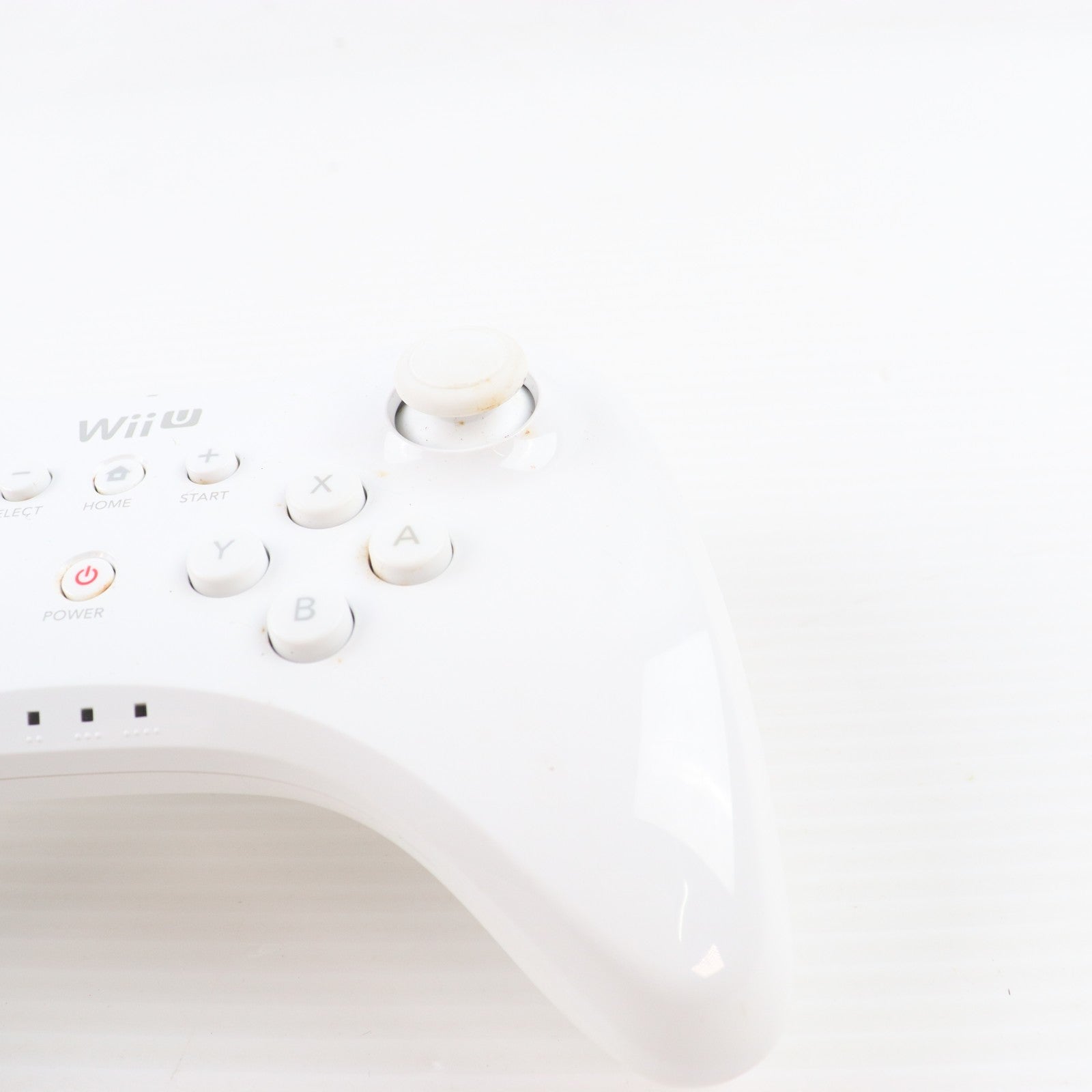 【中古即納】[ACC][WiiU] (USB充電ケーブル無し) Wii U PROコントローラー Shiro 白 シロ 任天堂(WUP-A-RSWA)(20121208)