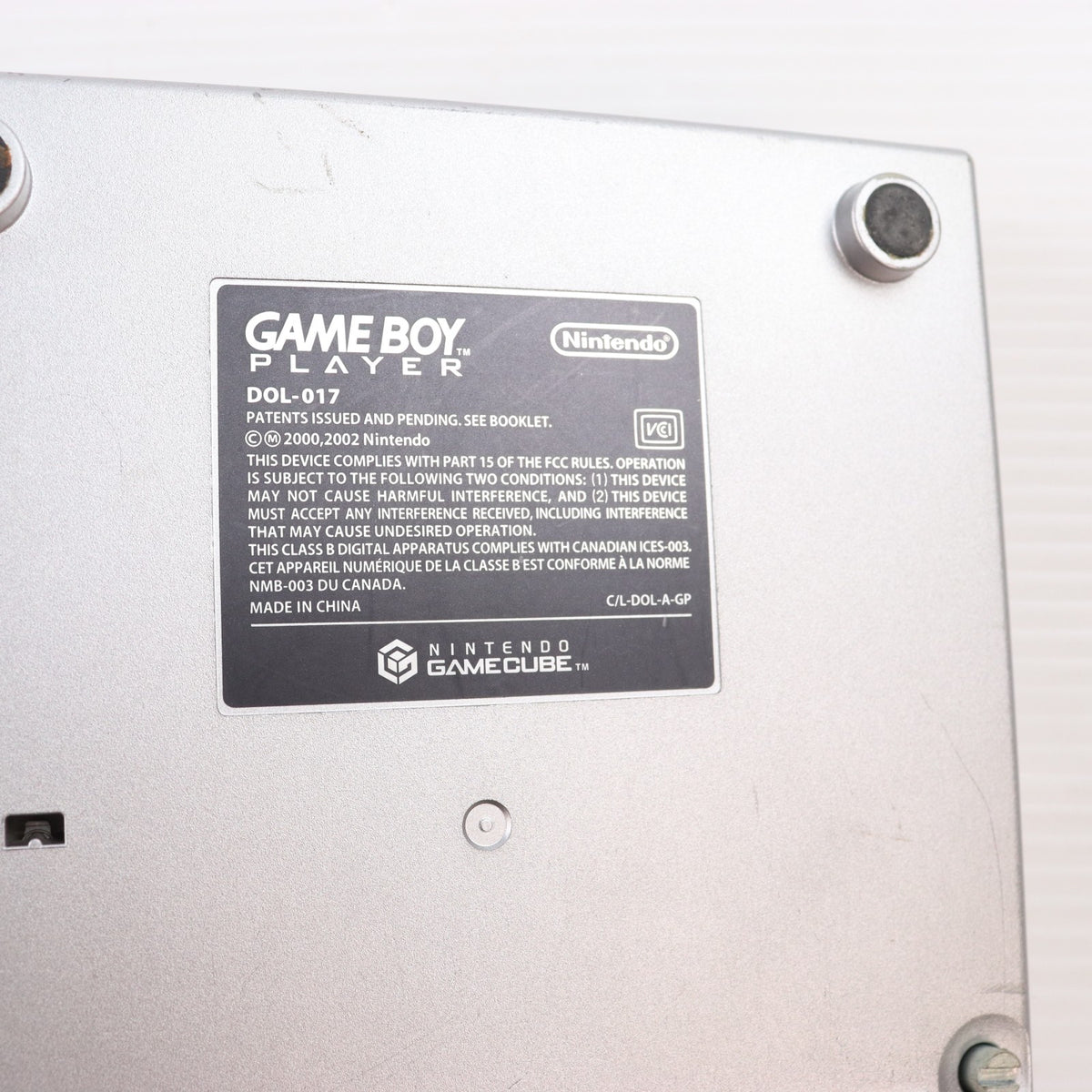 【中古即納】[ACC][GC] ニンテンドーゲームキューブ ゲームボーイプレーヤー シルバー 任天堂(DOL-A-GPPL)(20030321)