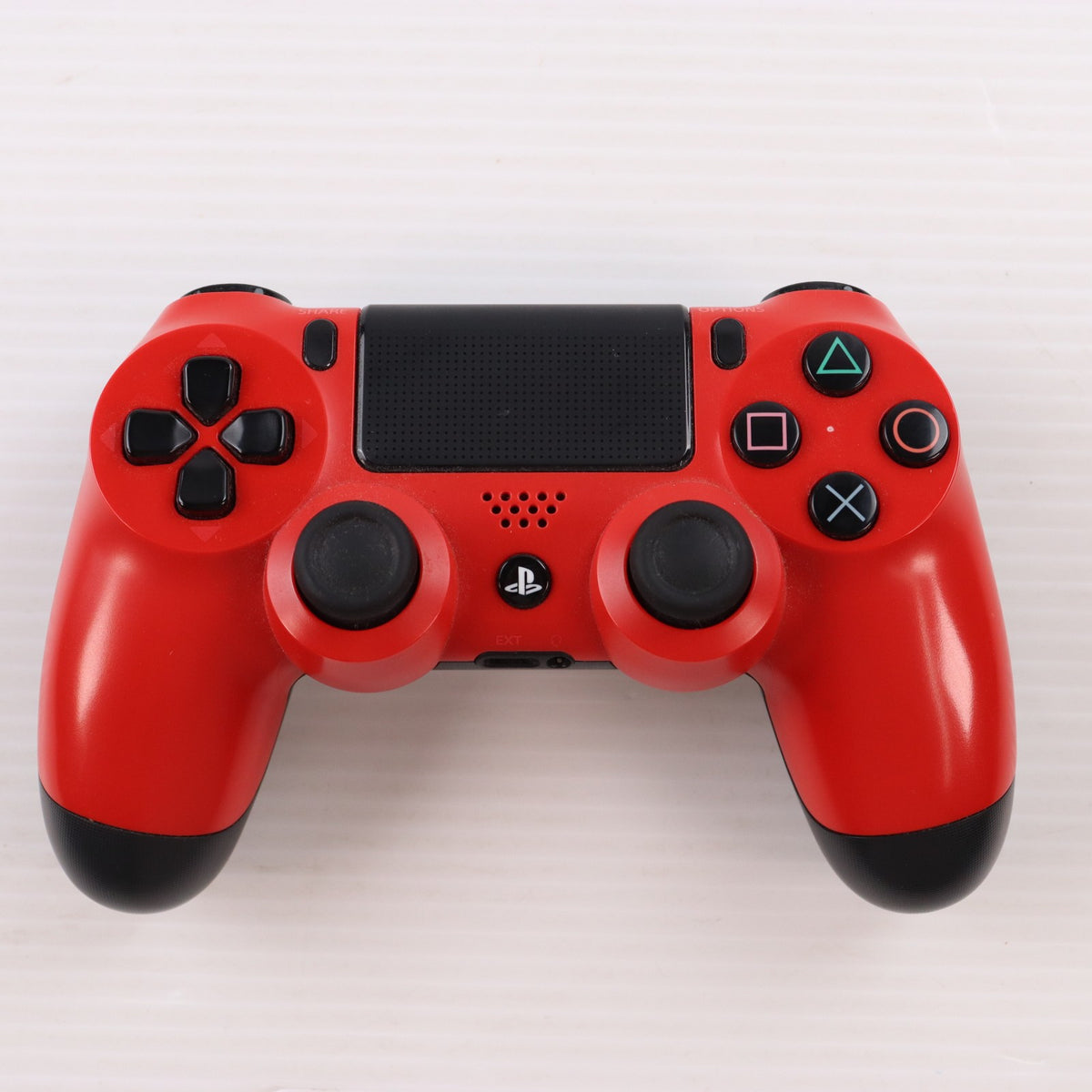 【中古即納】[ACC][PS4] ワイヤレスコントローラー デュアルショック4(DUALSHOCK4) マグマ・レッド SIE(CUH-ZCT1J01)(20140222)