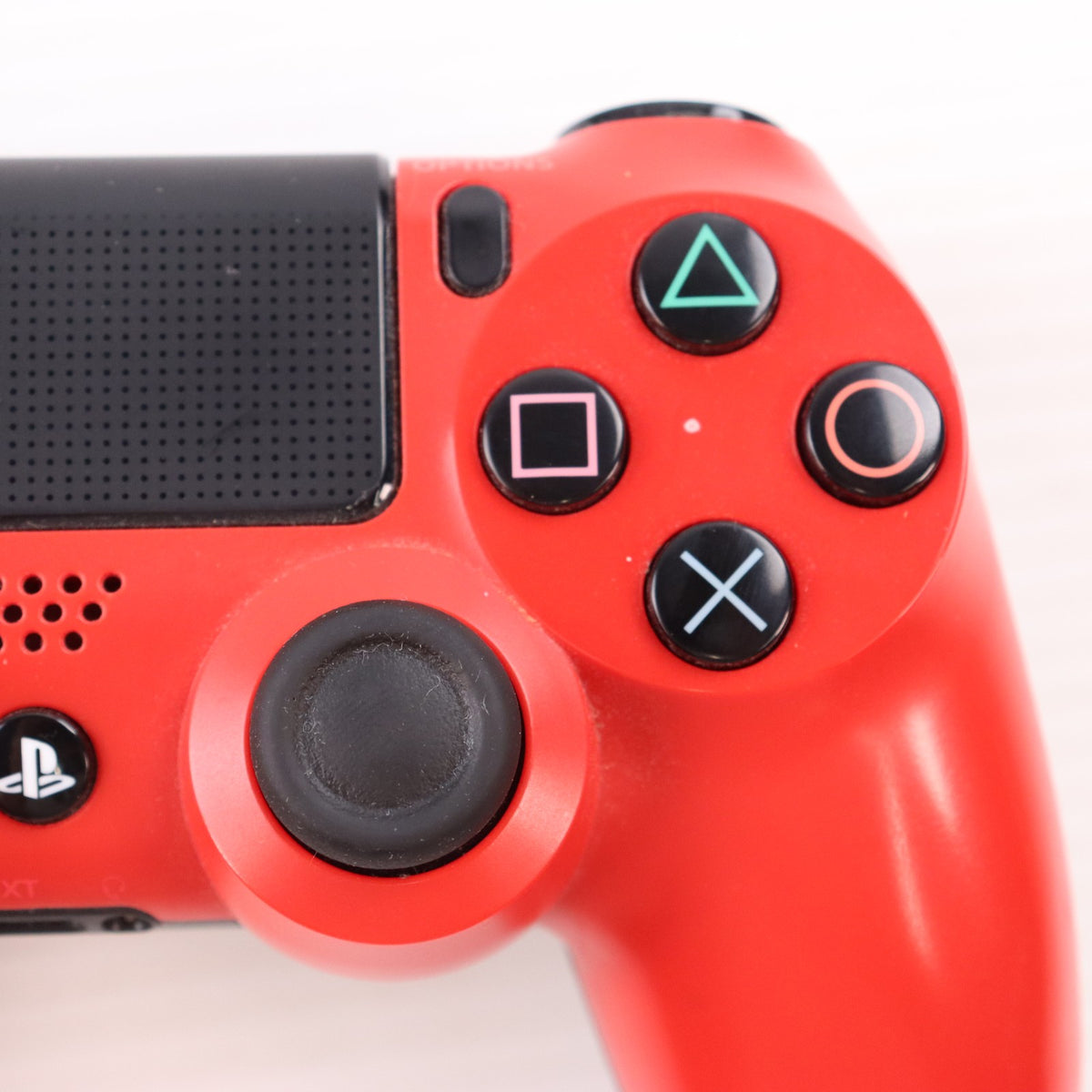 【中古即納】[ACC][PS4] ワイヤレスコントローラー デュアルショック4(DUALSHOCK4) マグマ・レッド SIE(CUH-ZCT1J01)(20140222)