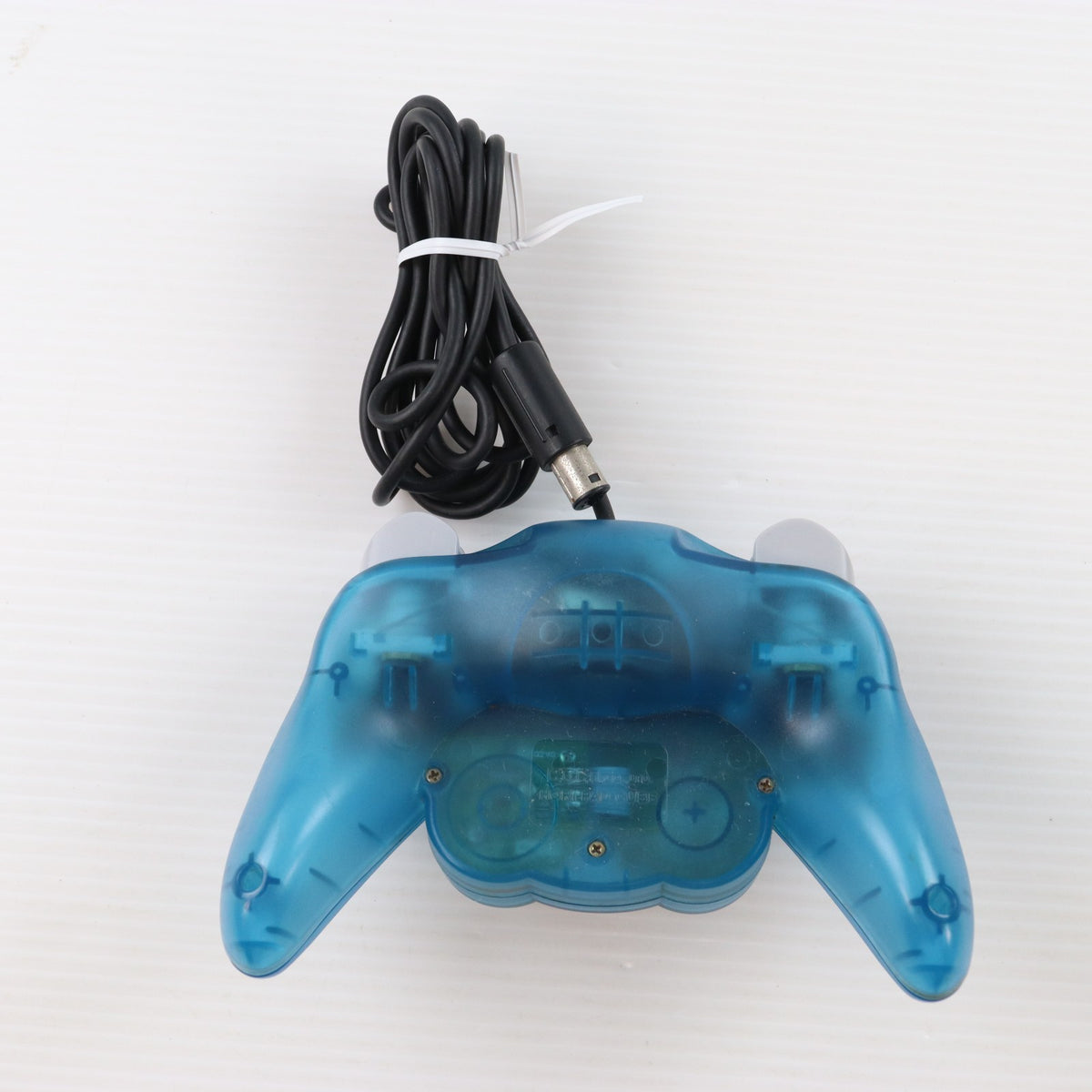 【中古即納】[ACC][GC] ゲームキューブ用コントローラ ホリパッドキューブ クリアブルー 任天堂ライセンス商品 HORI(HGC-06)(20021231)