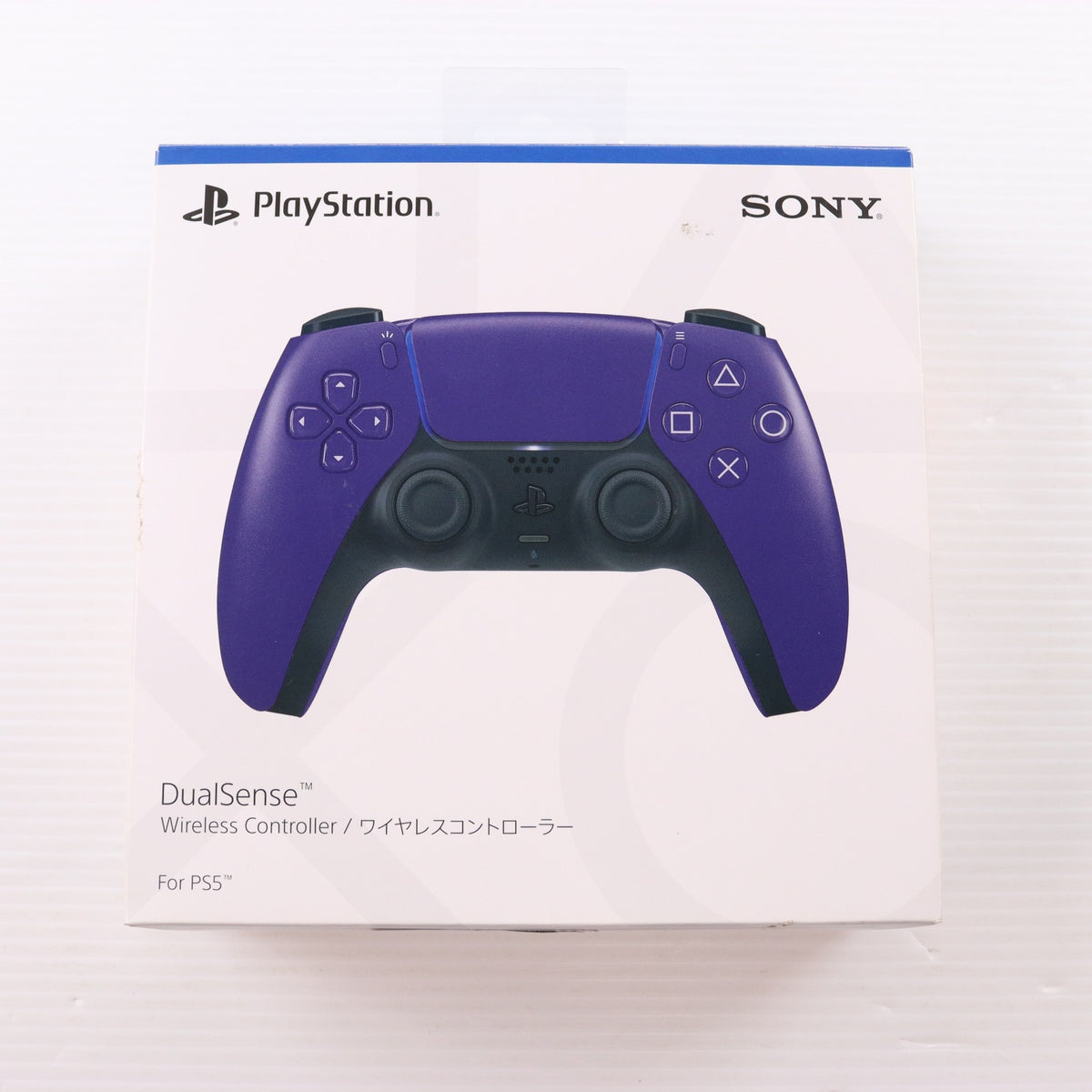 【中古即納】[ACC][PS5] DualSense(デュアルセンス) ワイヤレスコントローラー ギャラクティック パープル SIE(CFI-ZCT1J04)(20220114)