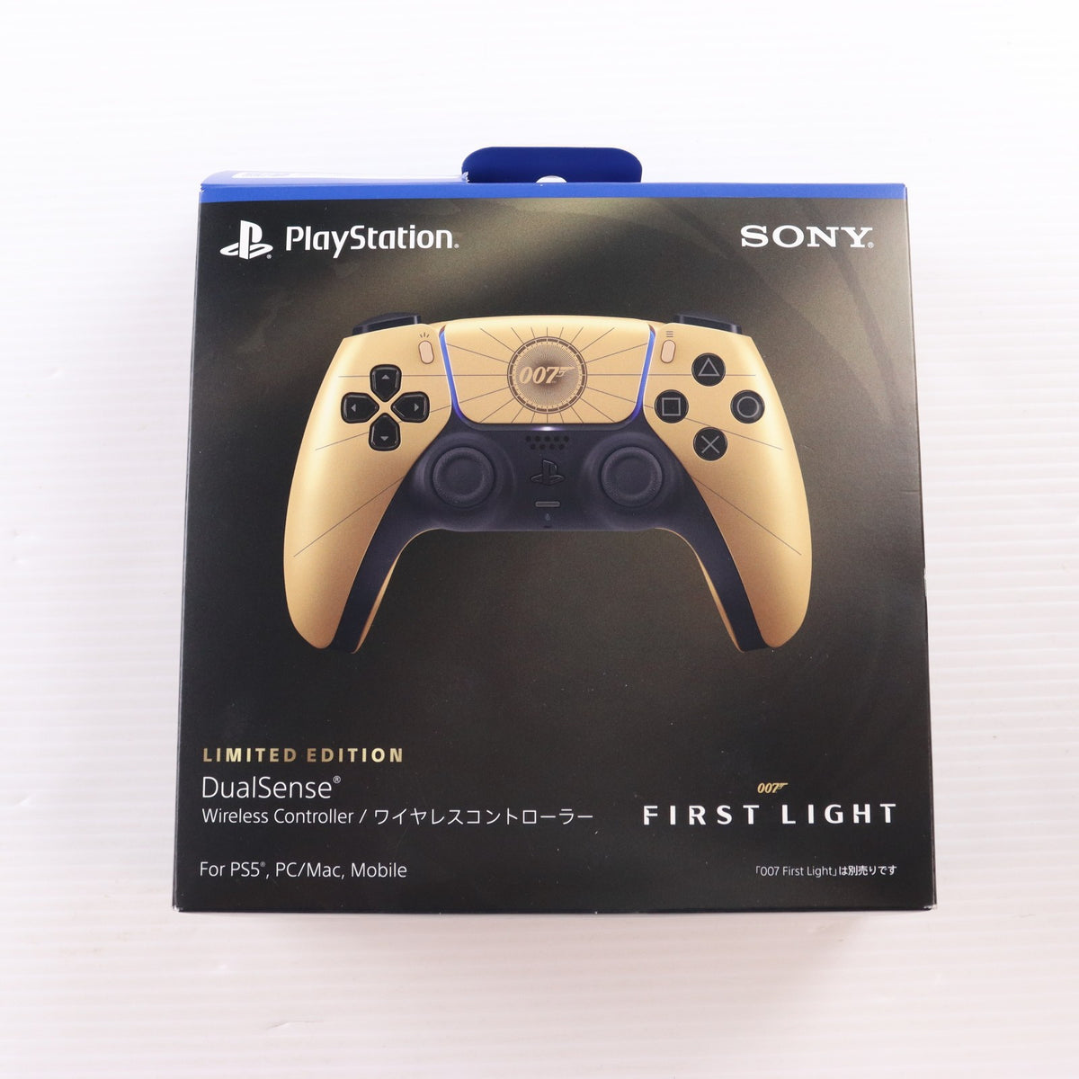 【中古即納】[ACC][PS5] DualSense(デュアルセンス) ワイヤレスコントローラー 007 First Light(007 ファースト・ライト) リミテッドエディション SIE(CFI-ZCT2JZF)(20260527)