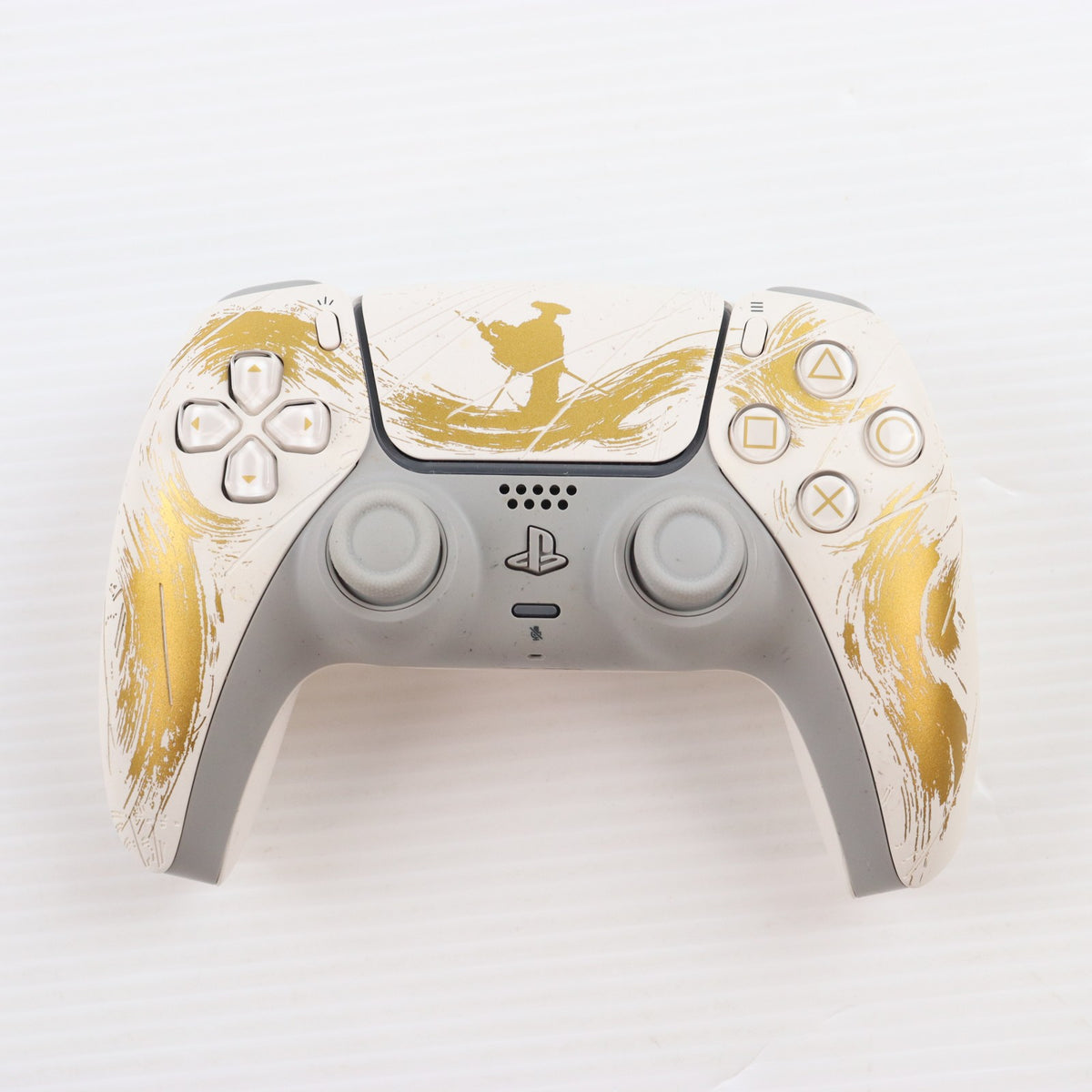 【中古即納】[ACC][PS5] DualSense(デュアルセンス) ワイヤレスコントローラー Ghost of Yotei(ゴースト・オブ・ヨウテイ) ゴールド リミテッドエディション SIE(CFI-ZCT1JZ7)(20251002)
