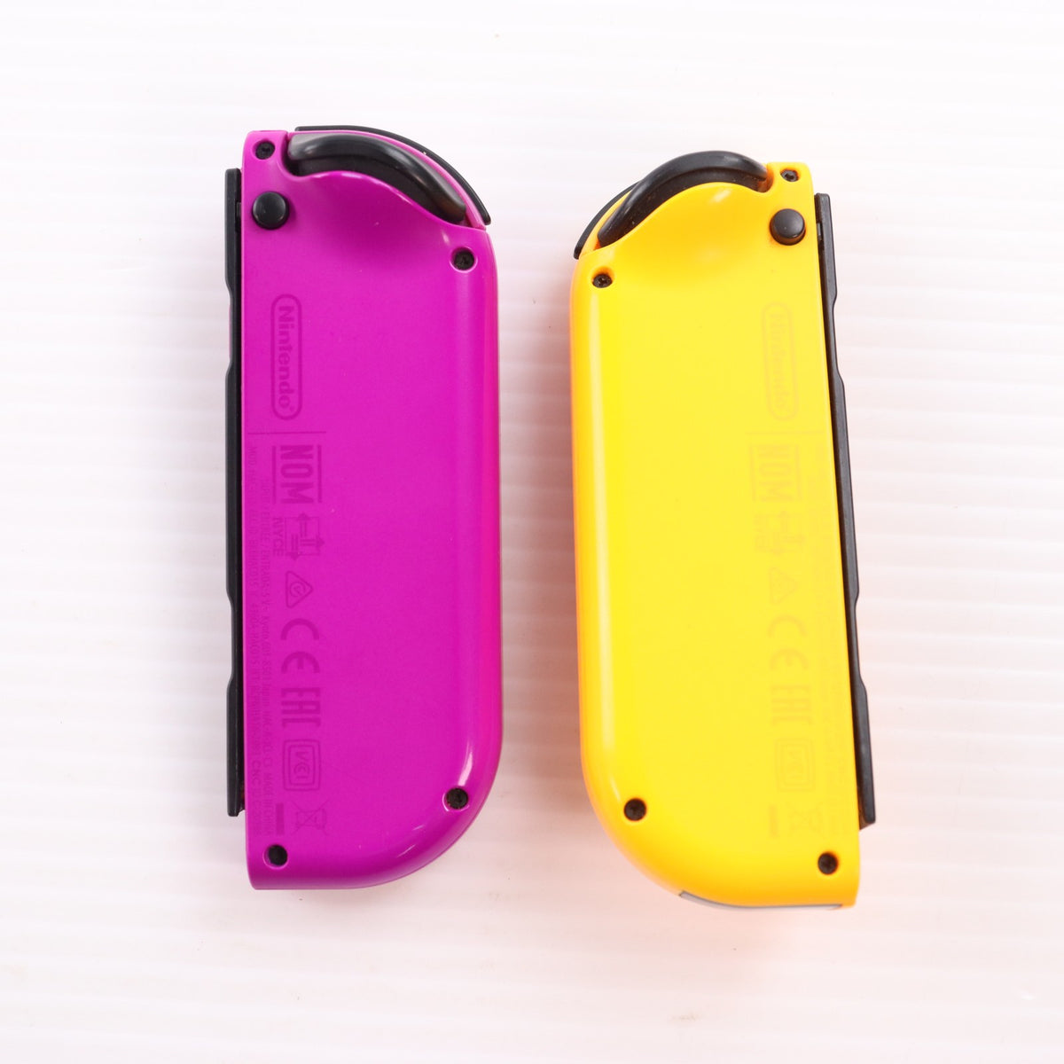【中古即納】[ACC][Switch] Joy-Con(L) ネオンパープル/(R) ネオンオレンジ(ジョイコンL ネオンパープル/R ネオンオレンジ) 任天堂(HAC-A-JAQAA)(20191004)