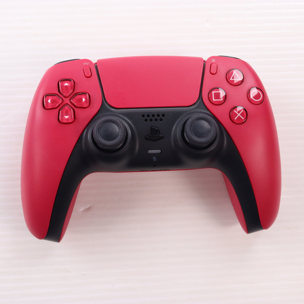 【中古即納】[ACC][PS5] DualSense(デュアルセンス) ワイヤレスコントローラー コズミック レッド SIE(CFI-ZCT2J02)(20251121)